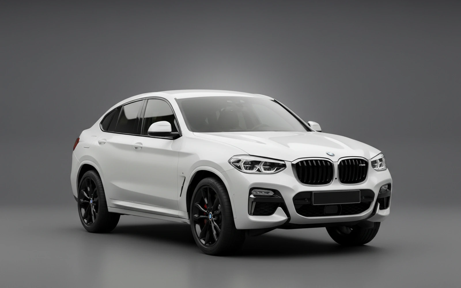 BMW X4 M40i White 2023 for rent in Miami — exterior photo