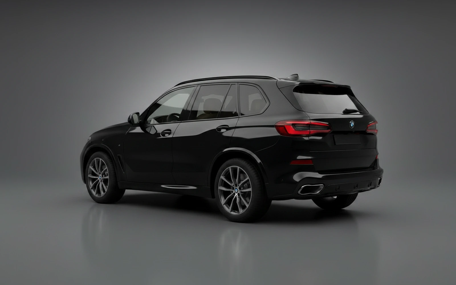 BMW X5 Black 2021 — interior dashboard