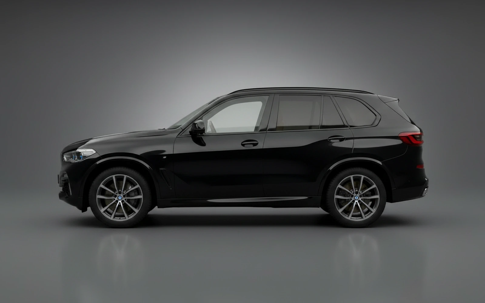 BMW X5 Black 2021 — exterior rear view