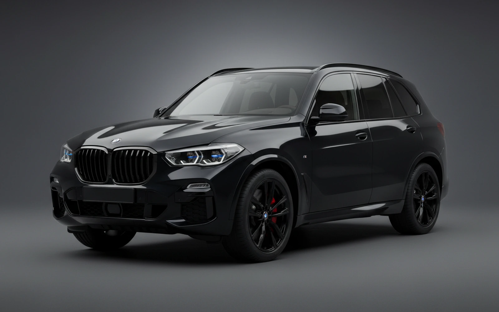 BMW X5 xDrive40i Black 2024 for rent in Miami — exterior front view
