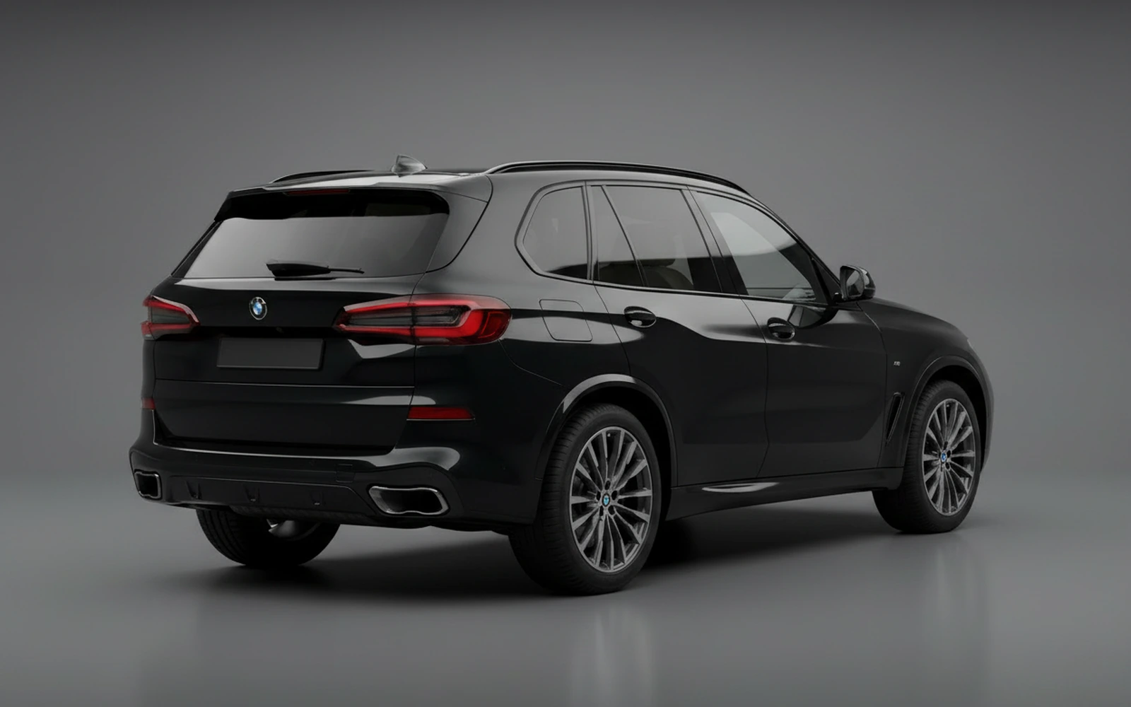 BMW X5 Black 2024 — interior dashboard