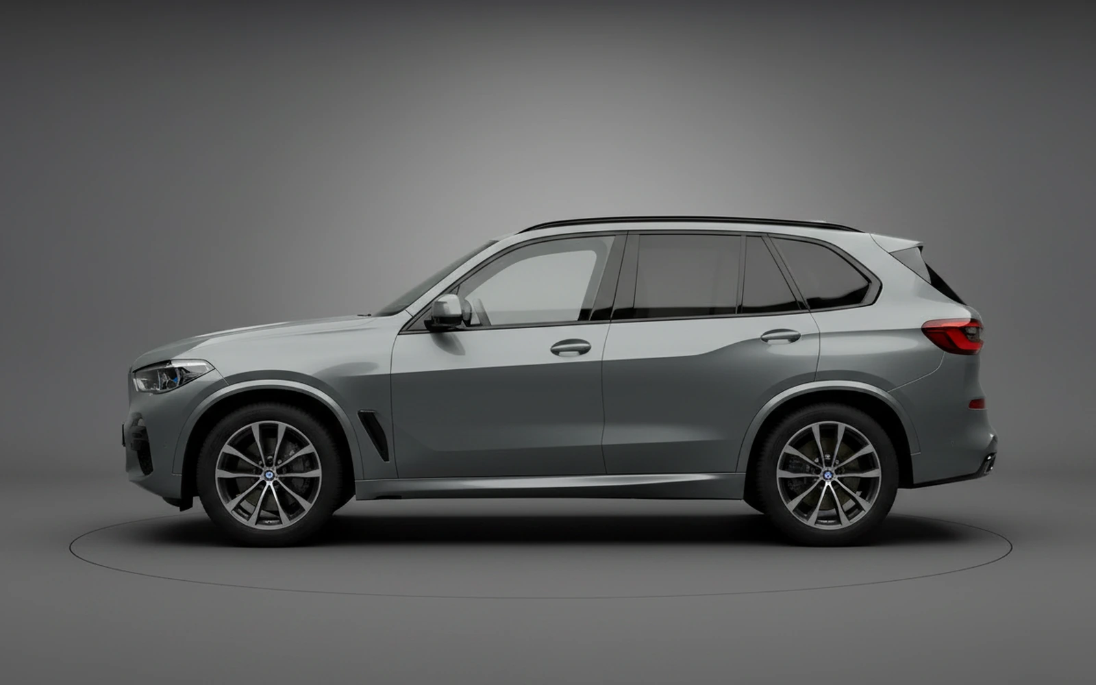 BMW X5 Grey 2025 — exterior rear view