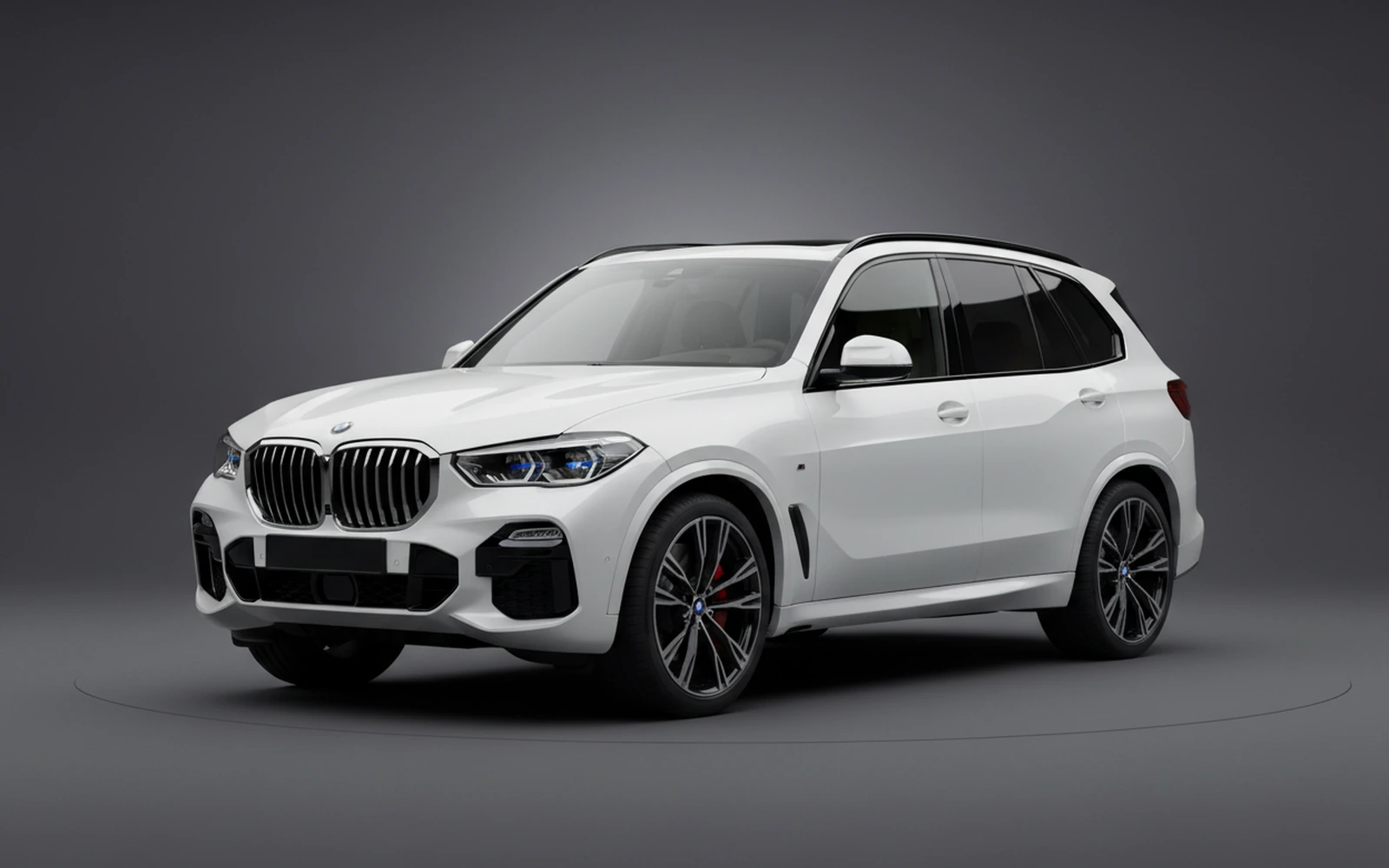 BMW X5 xDrive40i White 2022 for rent in Miami — exterior front view