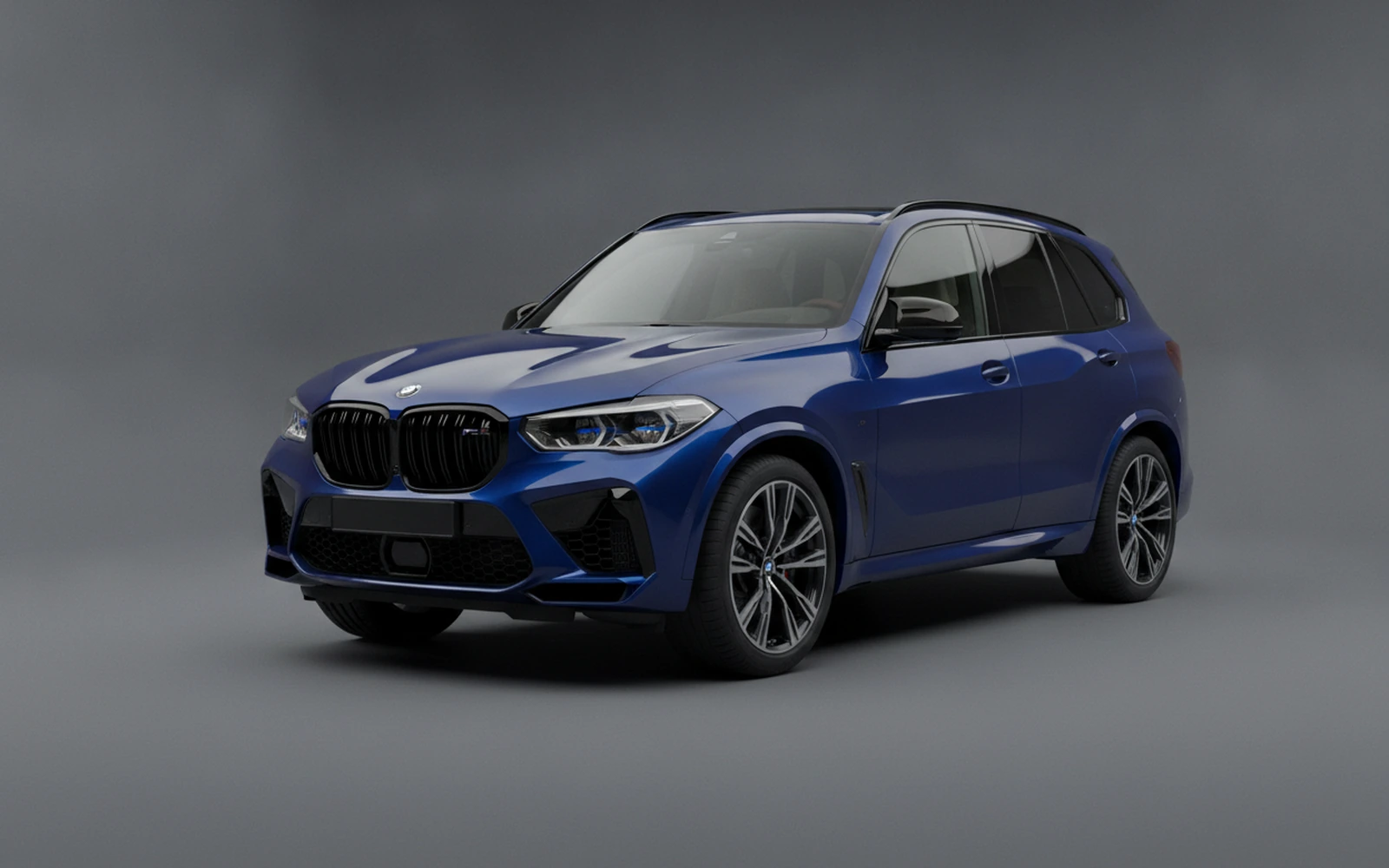BMW X5m Competition Blue 2022 for rent in Miami — exterior photo