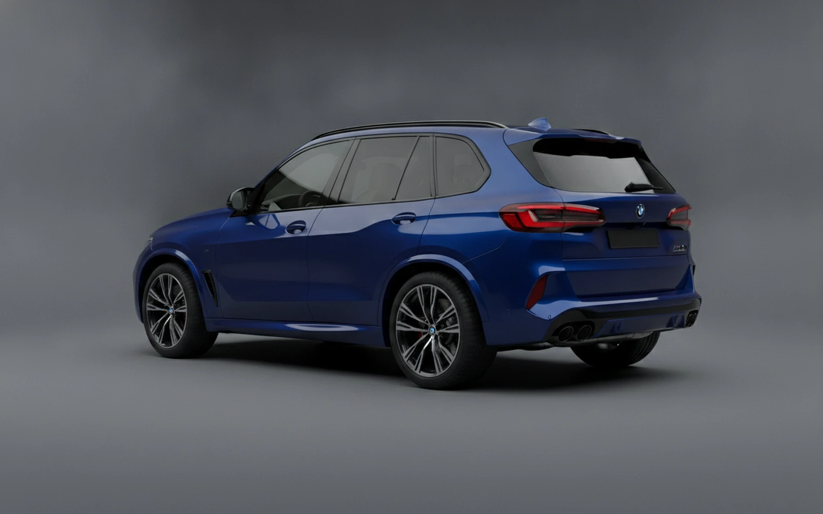 BMW X5m Competition Blue 2022 — interior dashboard