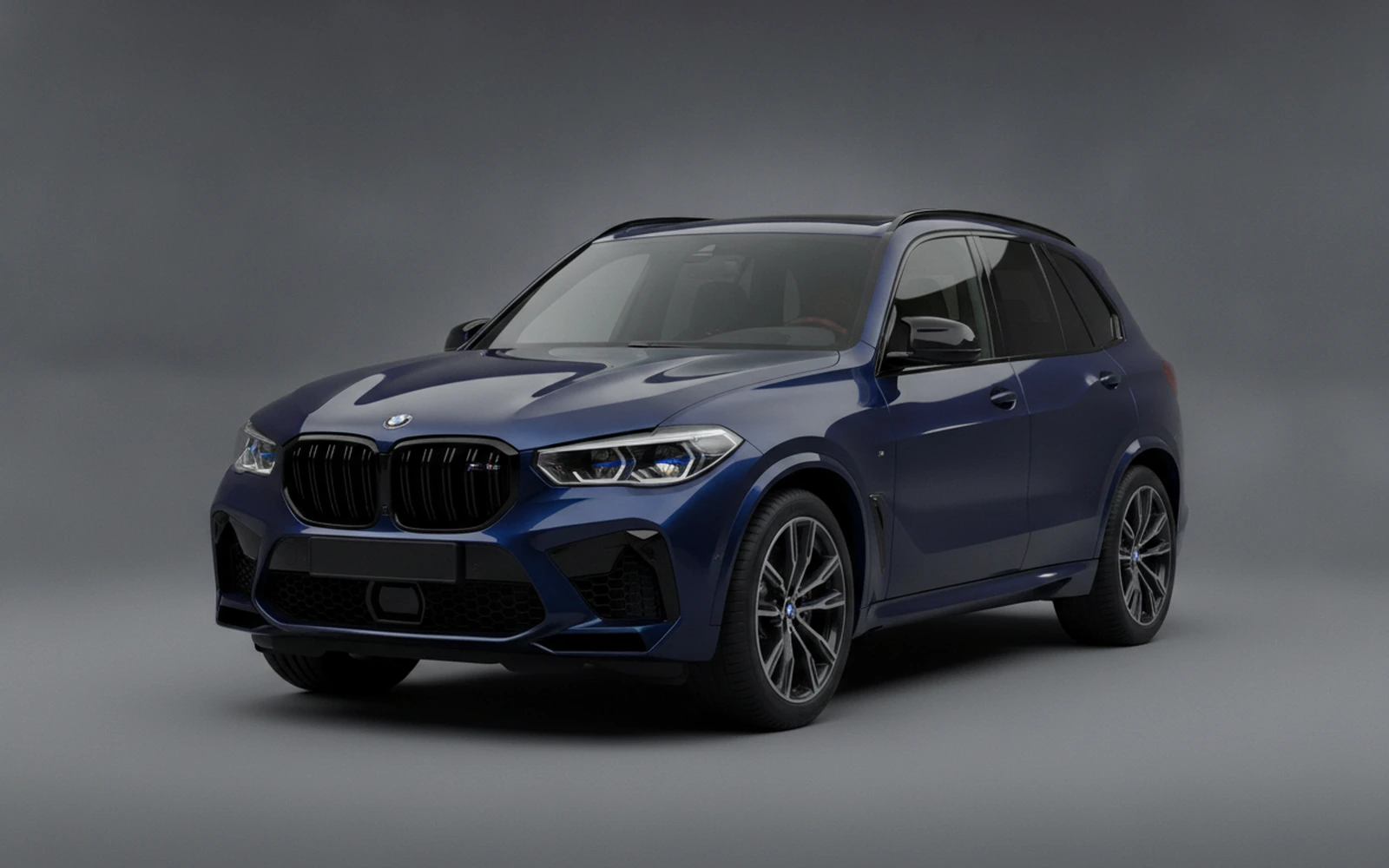 BMW X5m Competition Dark-blue 2023 for rent in Miami — exterior photo