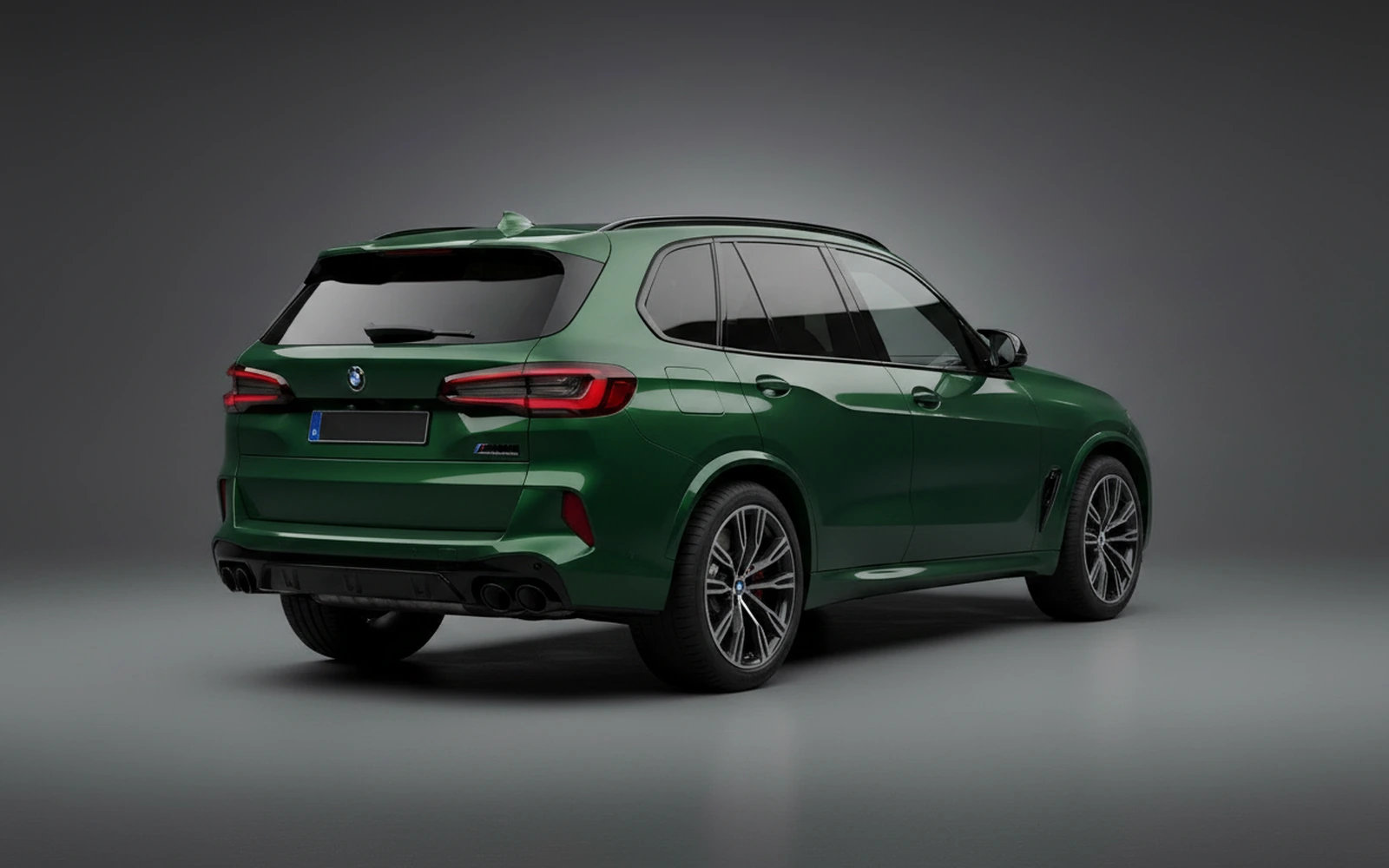 BMW X5m Competition Green 2024 — interior dashboard
