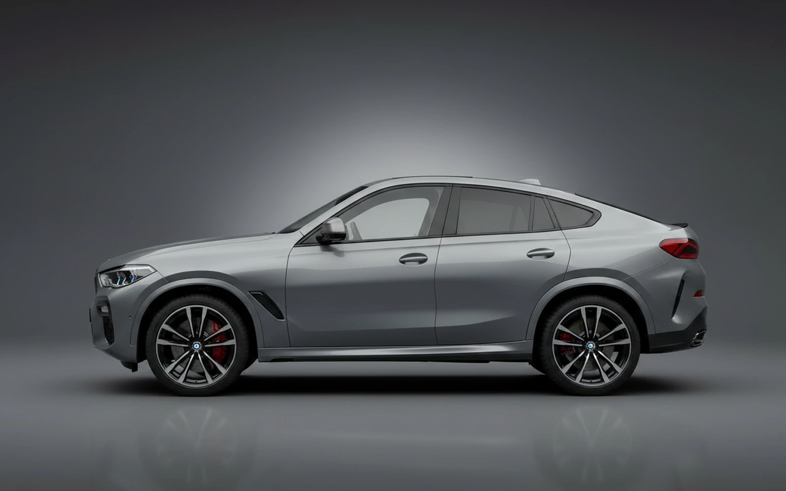 BMW X6 xDrive40i Grey 2023 — exterior rear view