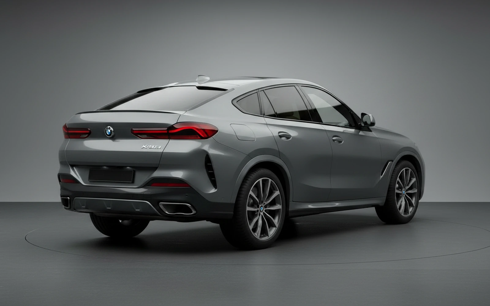 BMW X6 40i Grey 2025 — interior dashboard