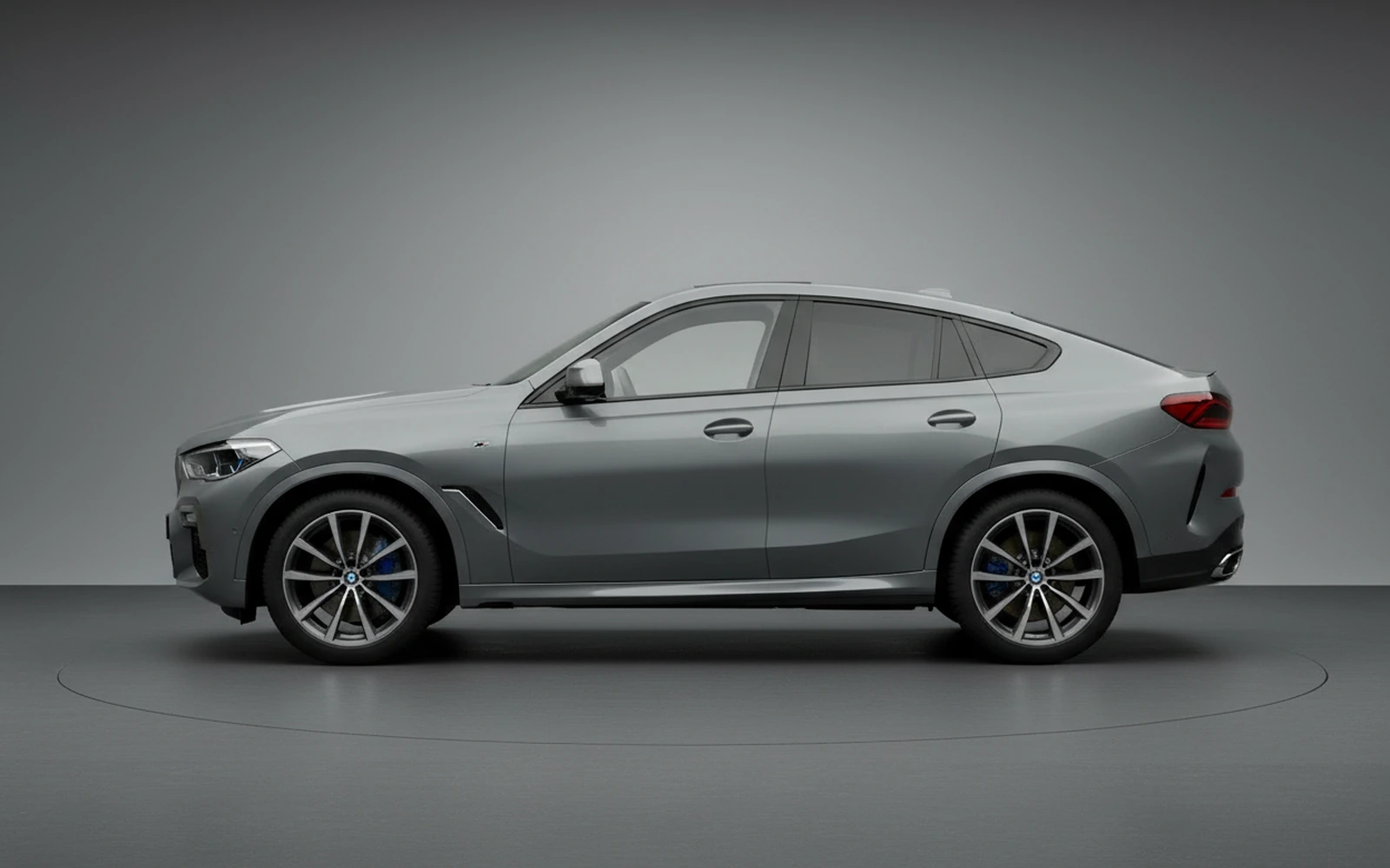 BMW X6 40i Grey 2025 — exterior rear view