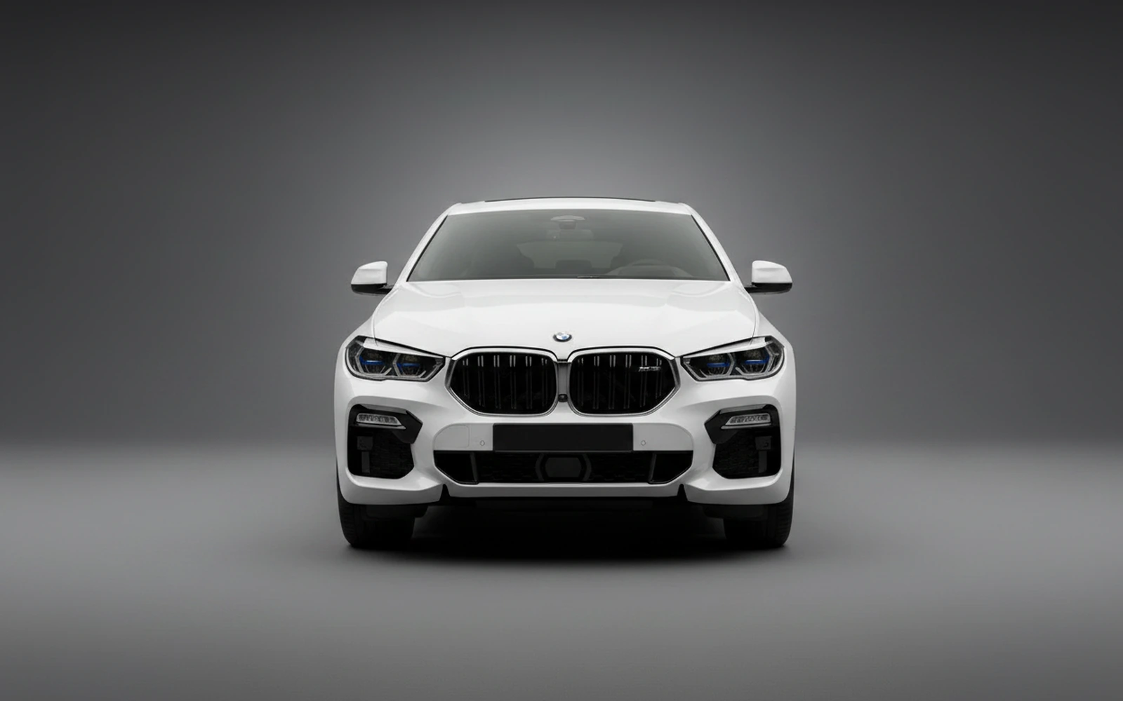 BMW X6 xDrive40i White 2023 — exterior side view