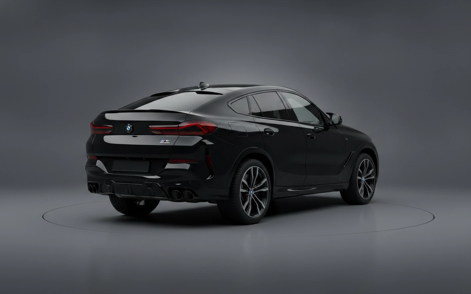 BMW X6M Competition Black 2021 — interior dashboard