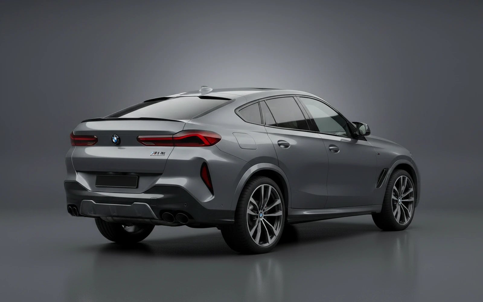 BMW X6m Competition Grey 2024 — interior dashboard