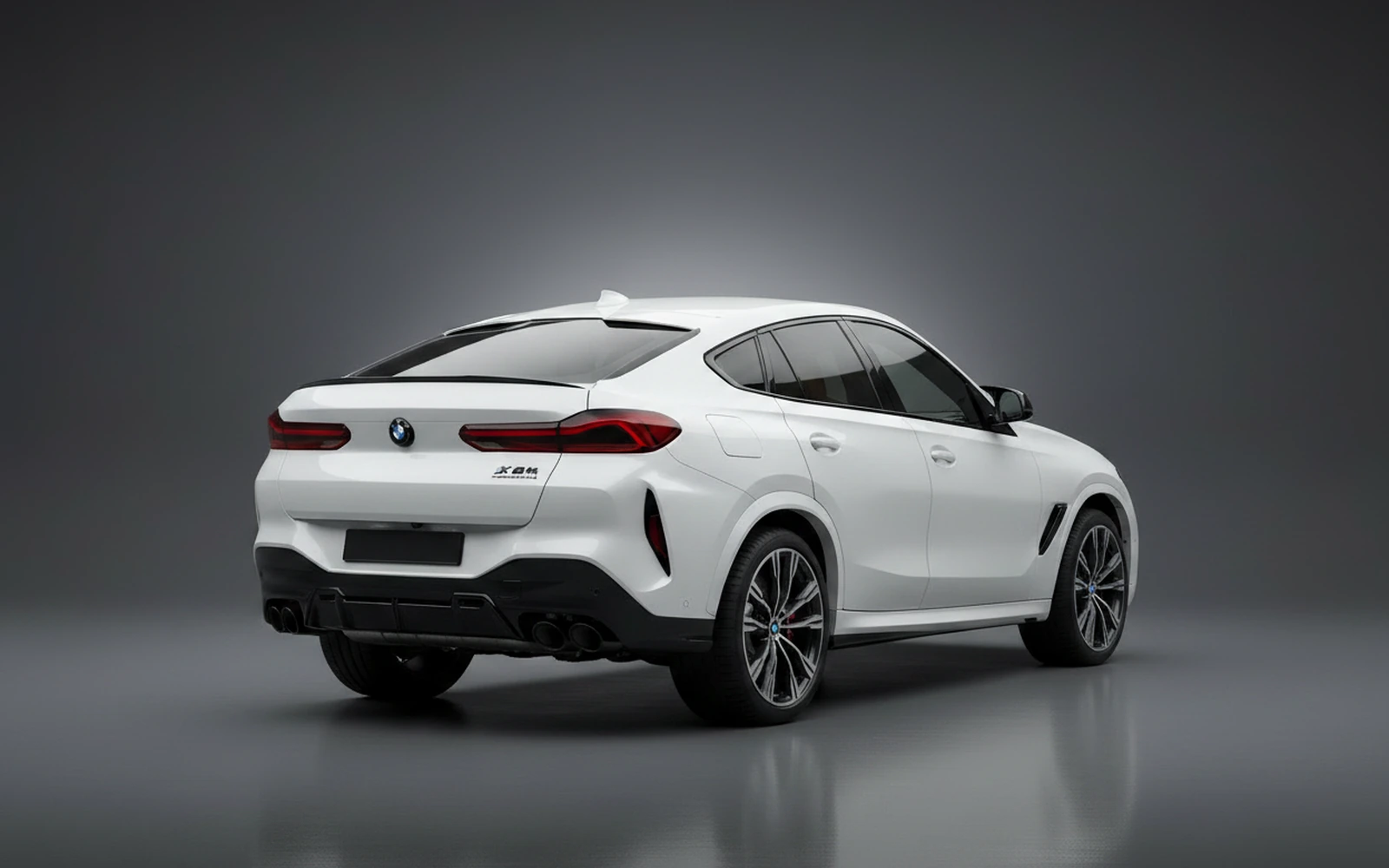 BMW X6M Competition White 2021 — interior dashboard