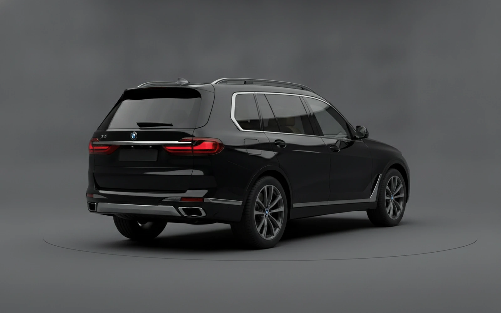 BMW X7 Black 2024 — interior dashboard