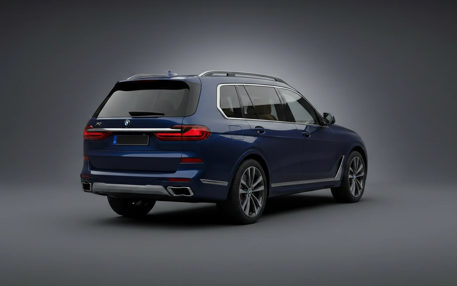 BMW X7 Dark-blue 2022 — interior dashboard