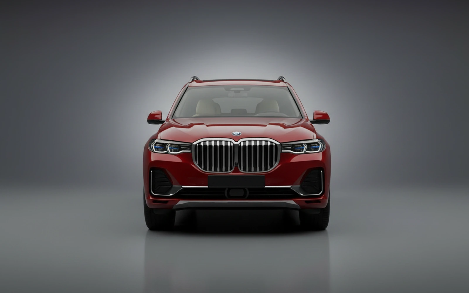 BMW X7 xDrive40i Rojo 2025 — exterior side view