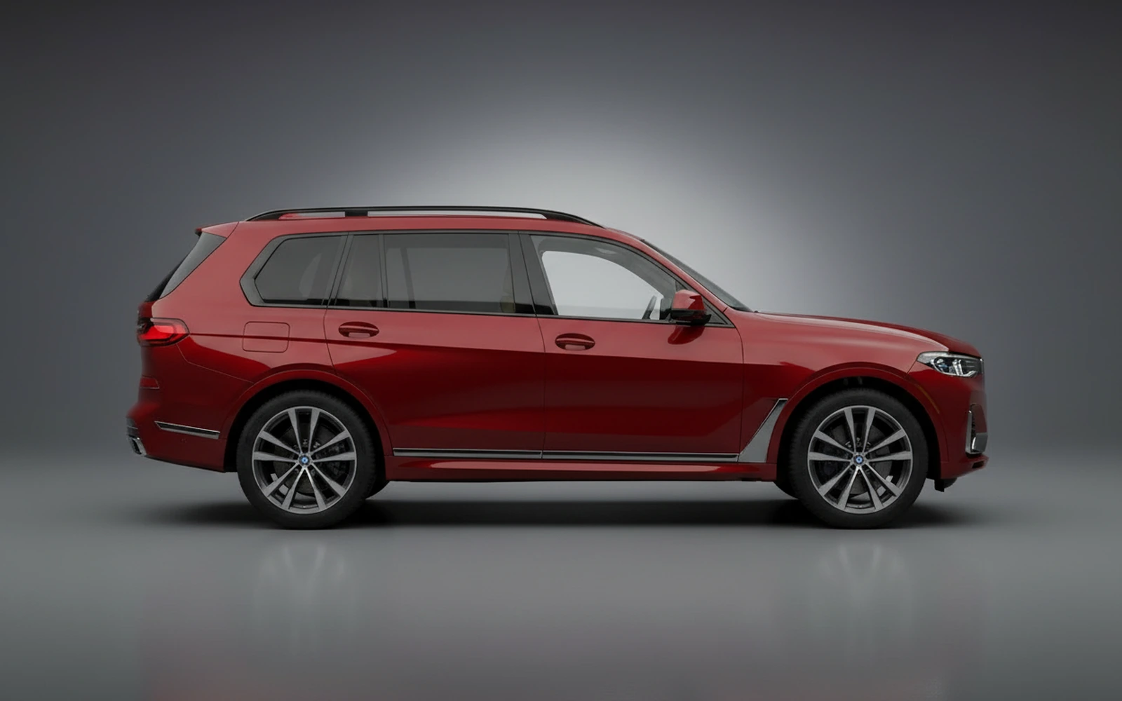 BMW X7 xDrive40i Rojo 2025 — exterior rear view