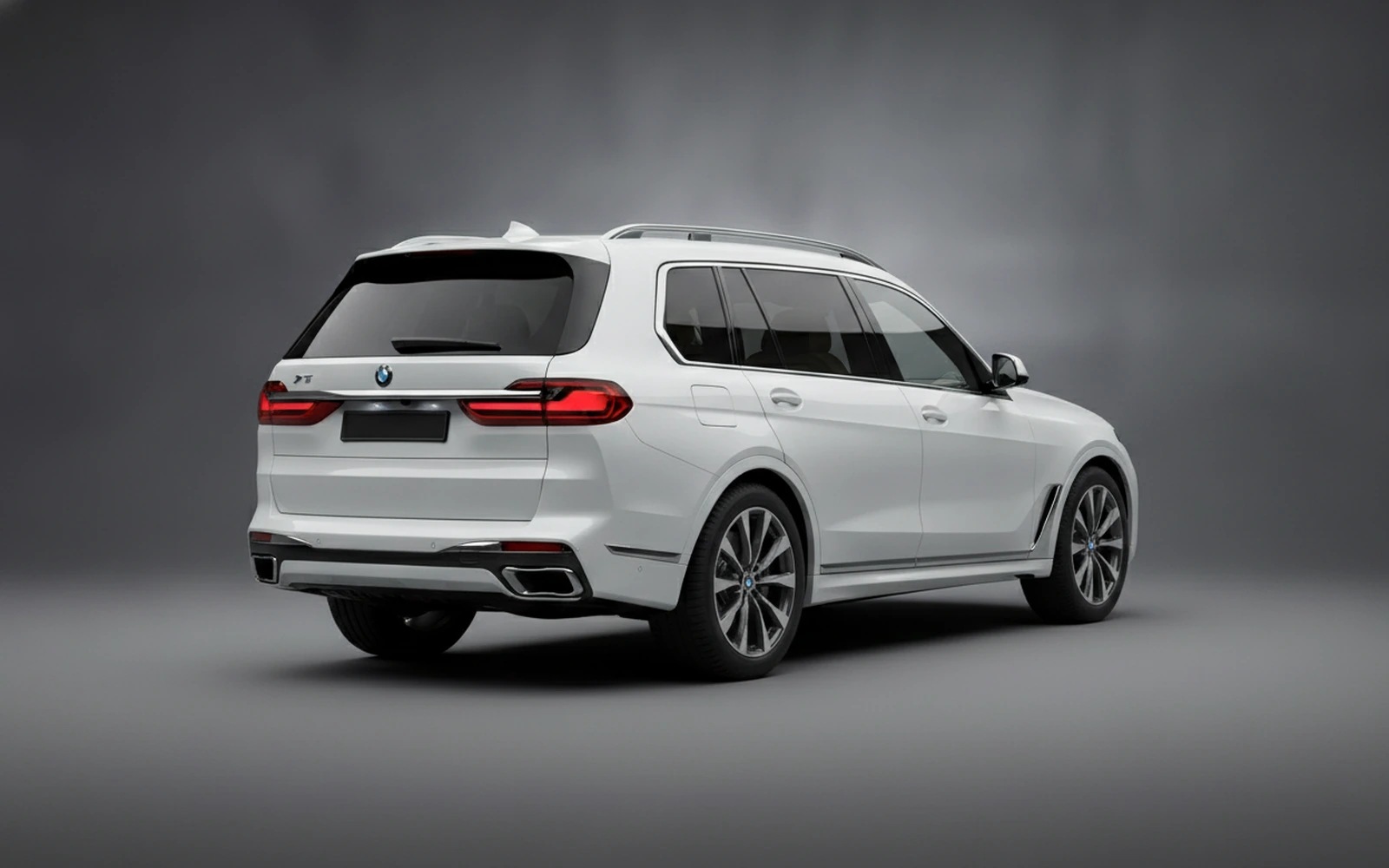 BMW X7 White 2023 — interior dashboard