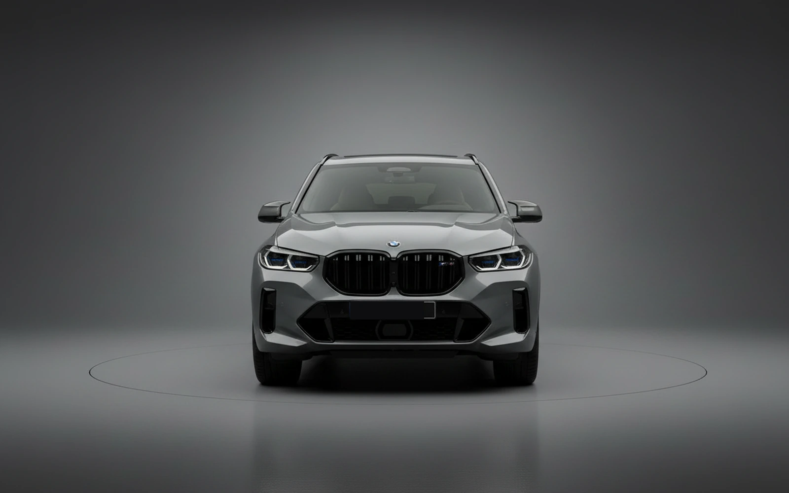 BMW XM Gris 2023 — exterior side view