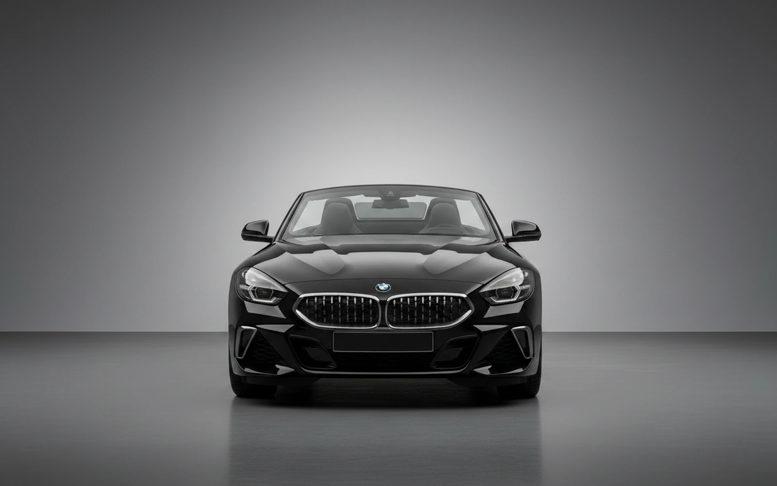 BMW Z4 Black 2022 — exterior side view