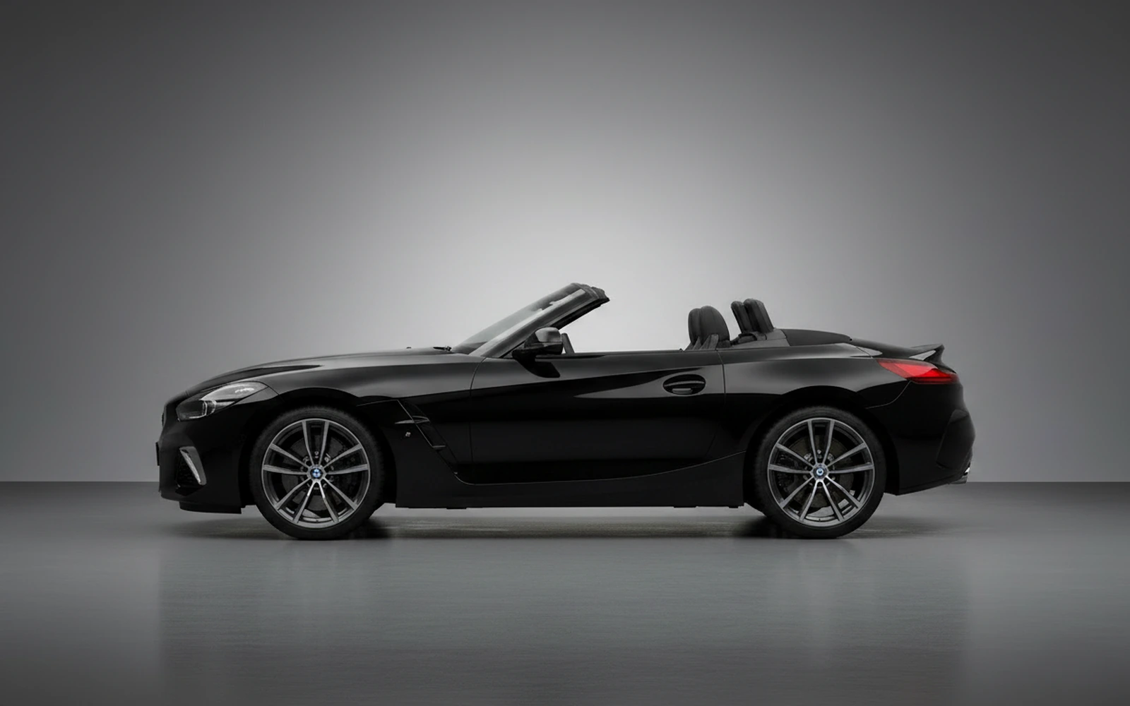 BMW Z4 Black 2022 — exterior rear view