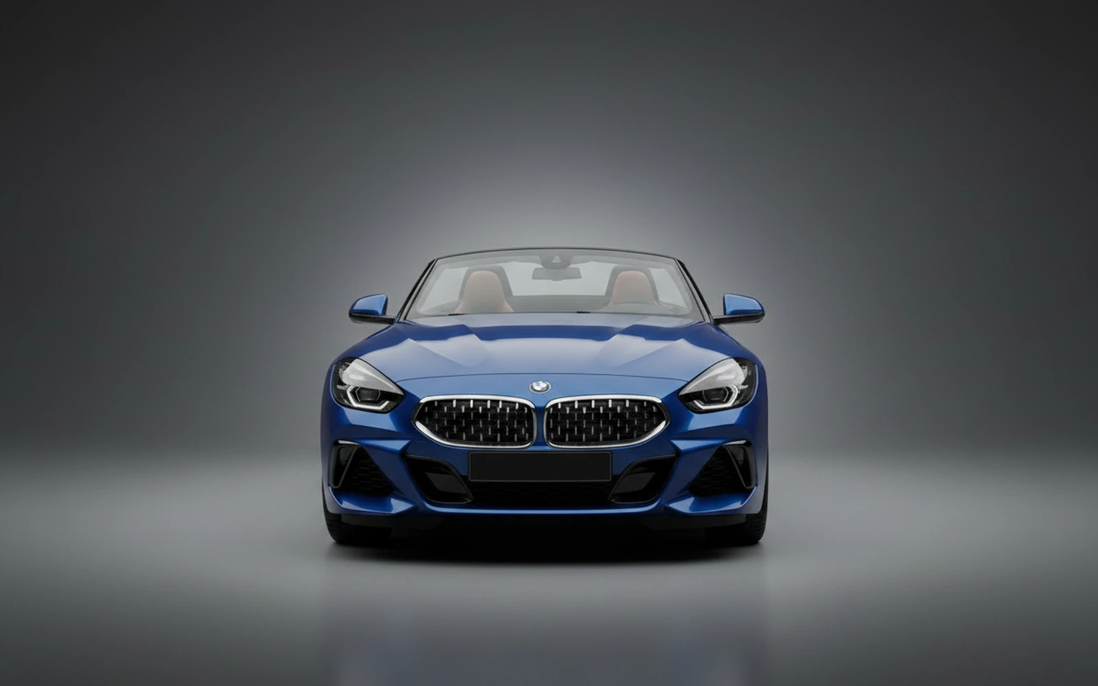 BMW Z4 Blue 2022 — exterior side view