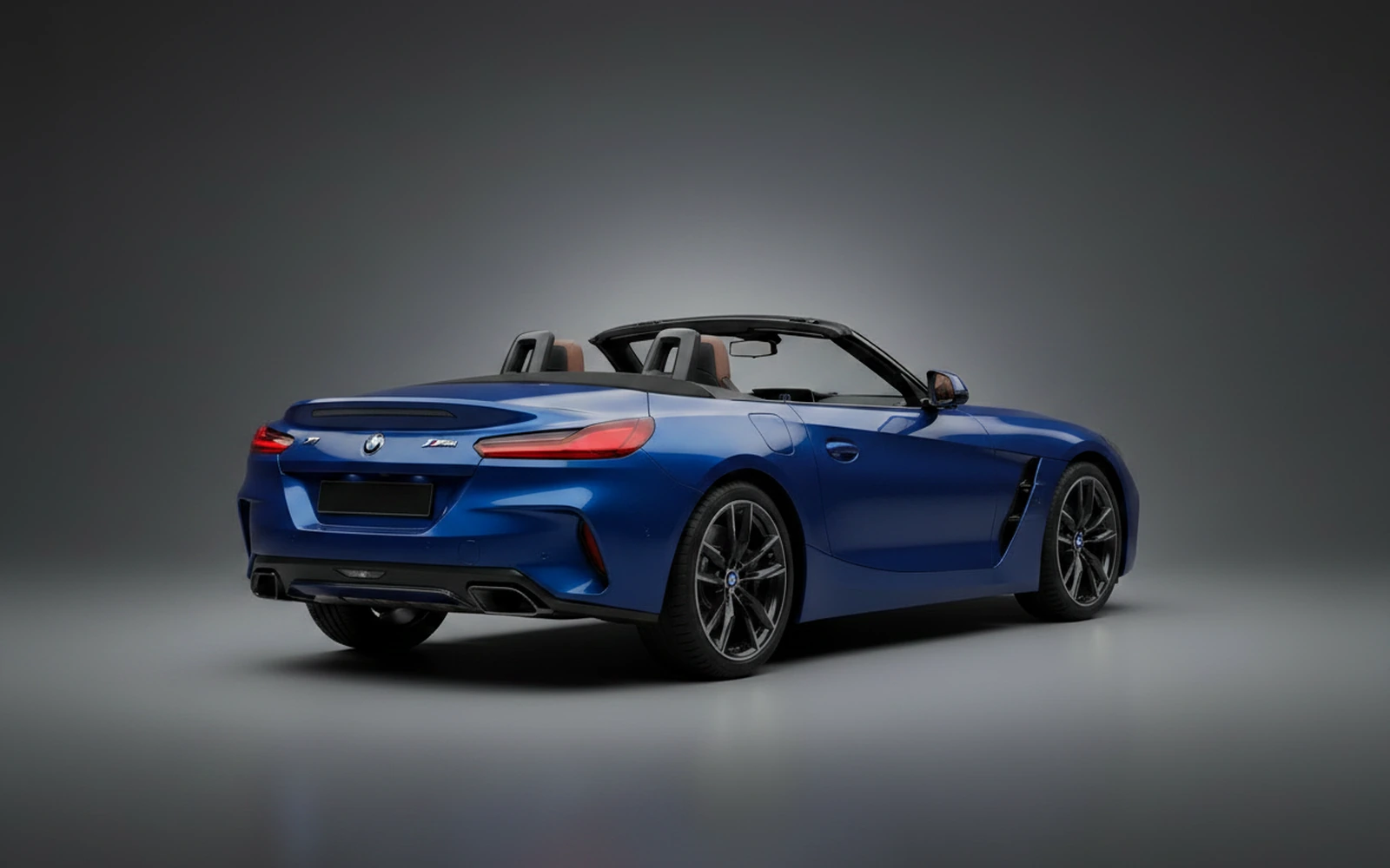 BMW Z4 Blue 2022 — interior dashboard