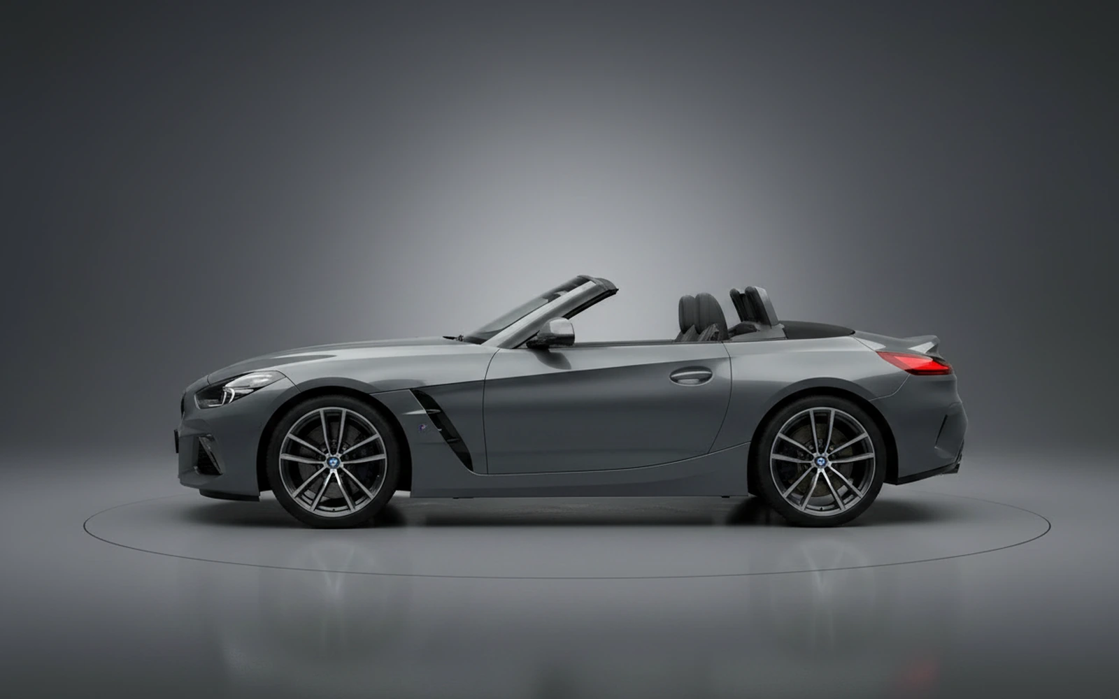 BMW Z4 Grey 2022 — exterior rear view