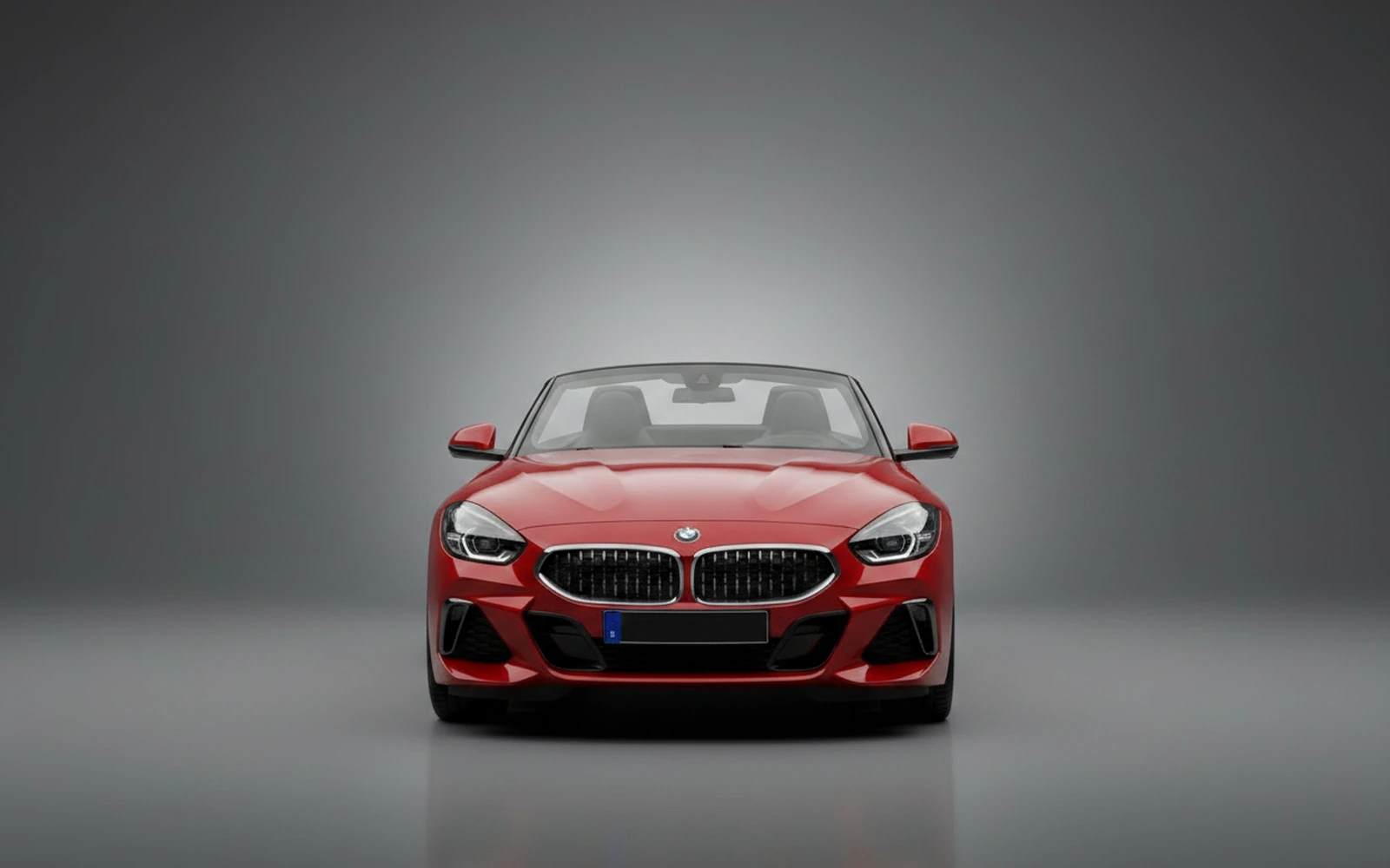 BMW Z4 Red 2022 — exterior side view