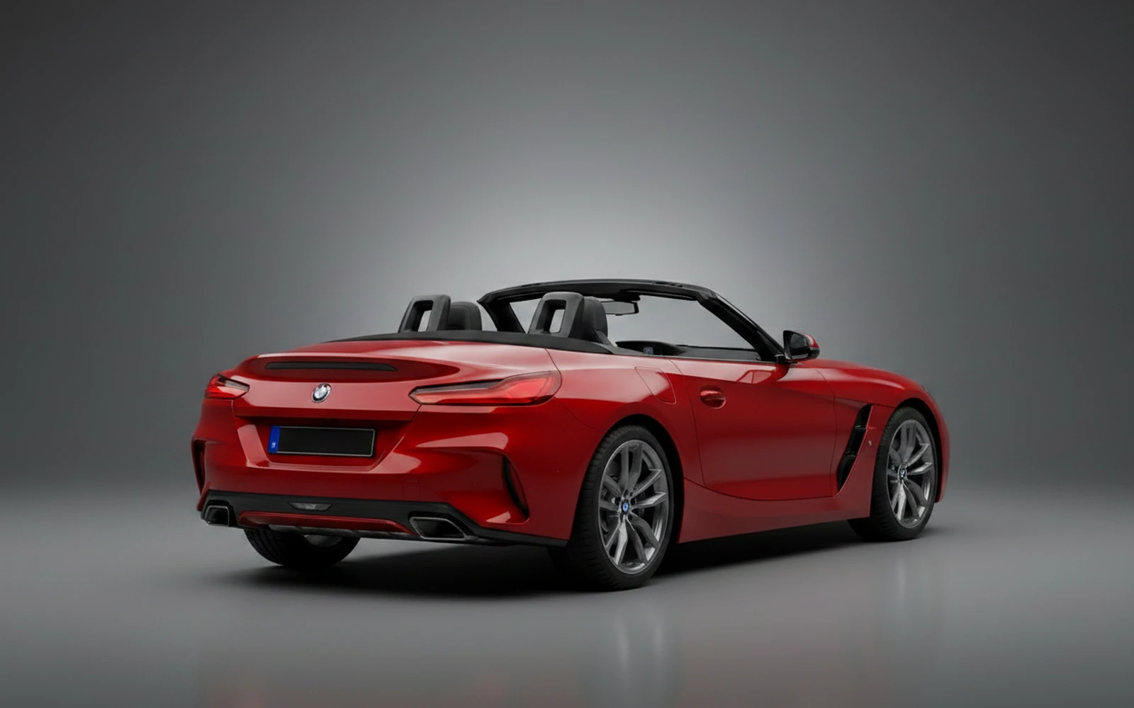 BMW Z4 Red 2022 — interior dashboard