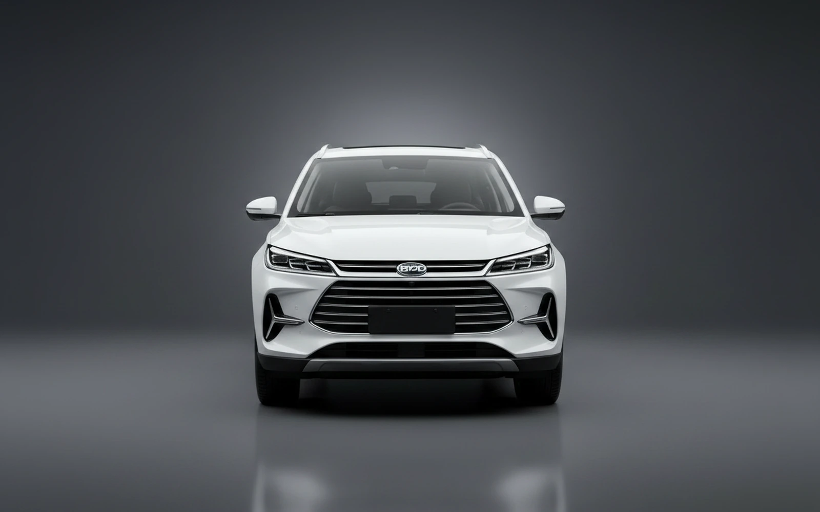 Byd Song White 2025 — exterior side view