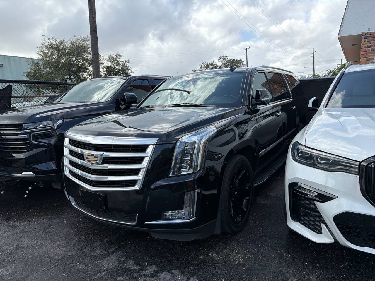 Cadillac Escalade Esv White for rent in Miami — exterior photo