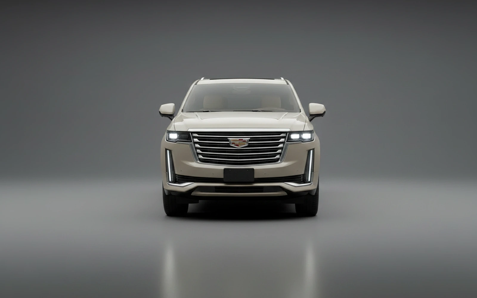Cadillac Escalade Beige 2025 — exterior side view