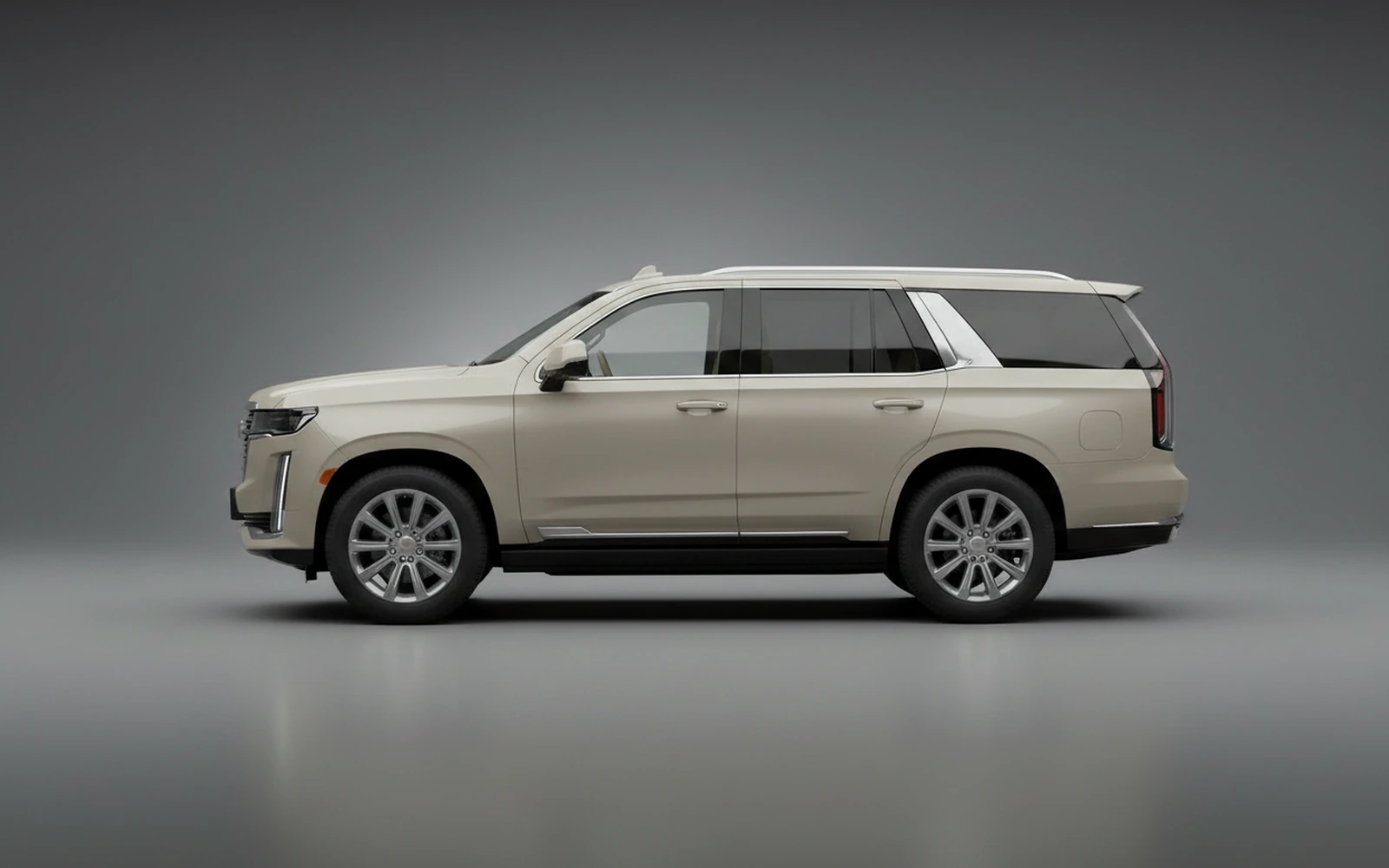 Cadillac Escalade Beige 2025 — exterior rear view