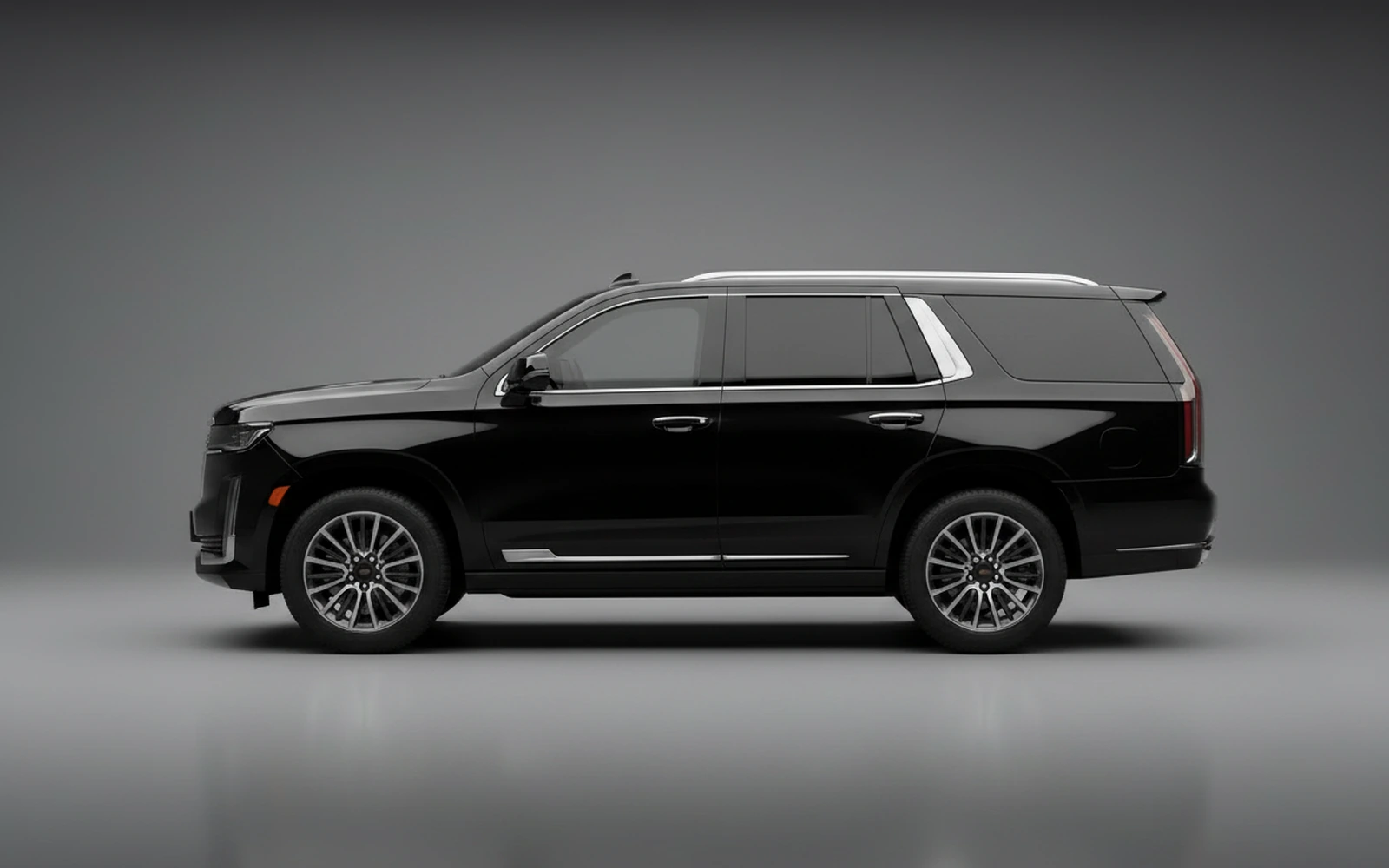 Cadillac Escalade Black 2021 — exterior rear view