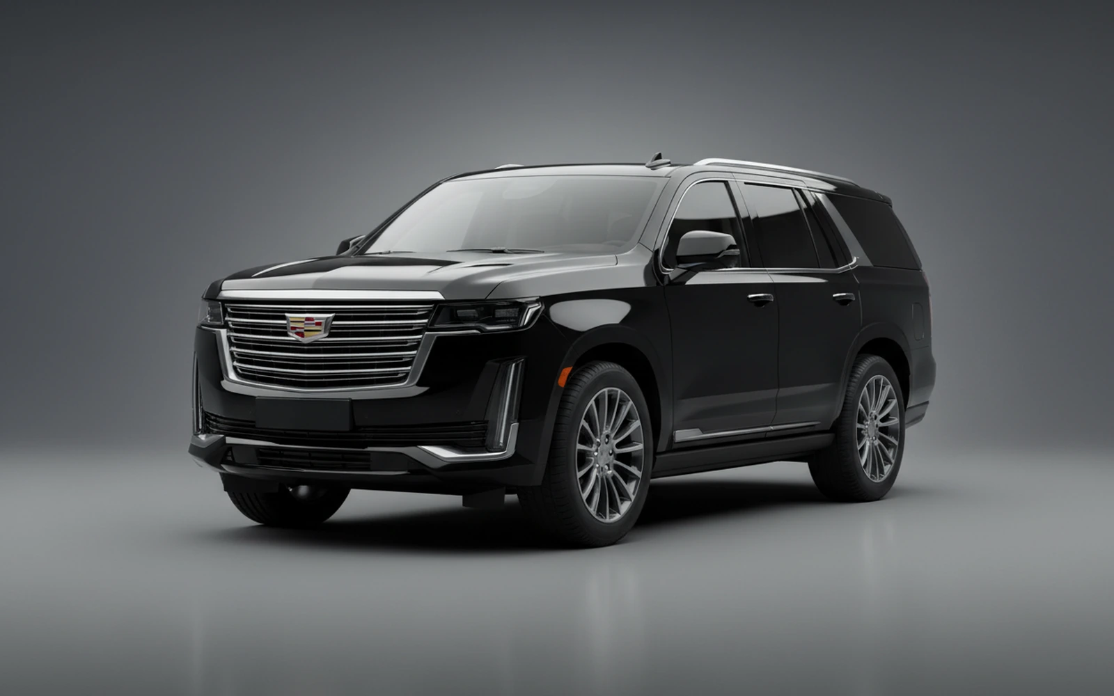 Cadillac Escalade ESV Black 2022 for rent in Miami — exterior front view