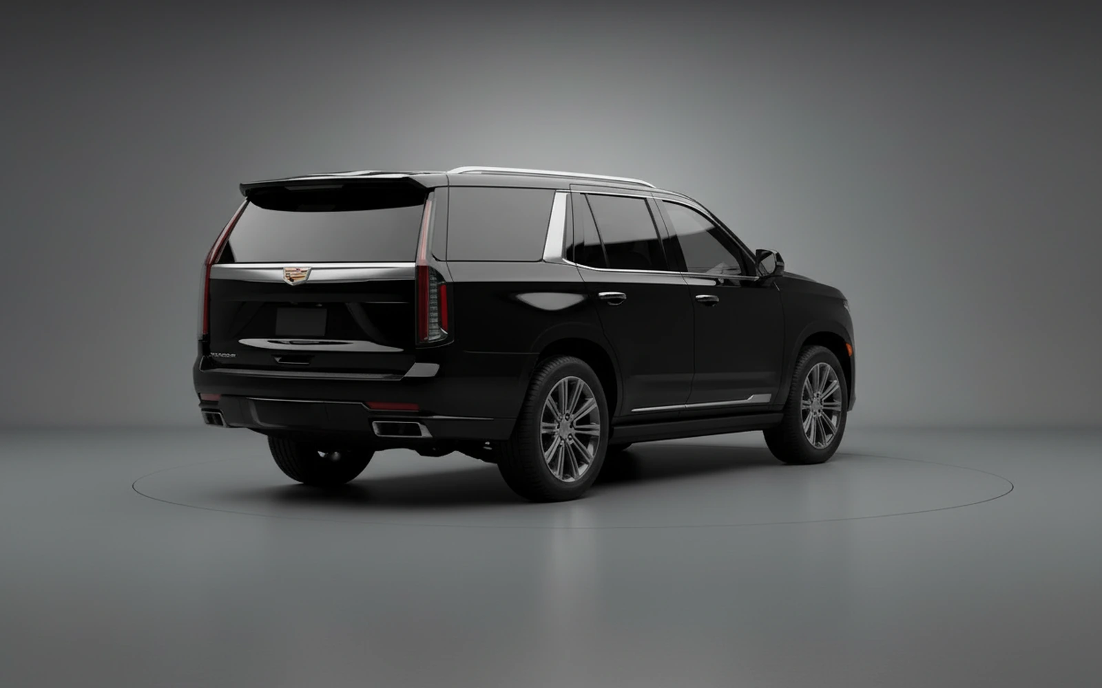 Cadillac Escalade Black 2023 — interior dashboard