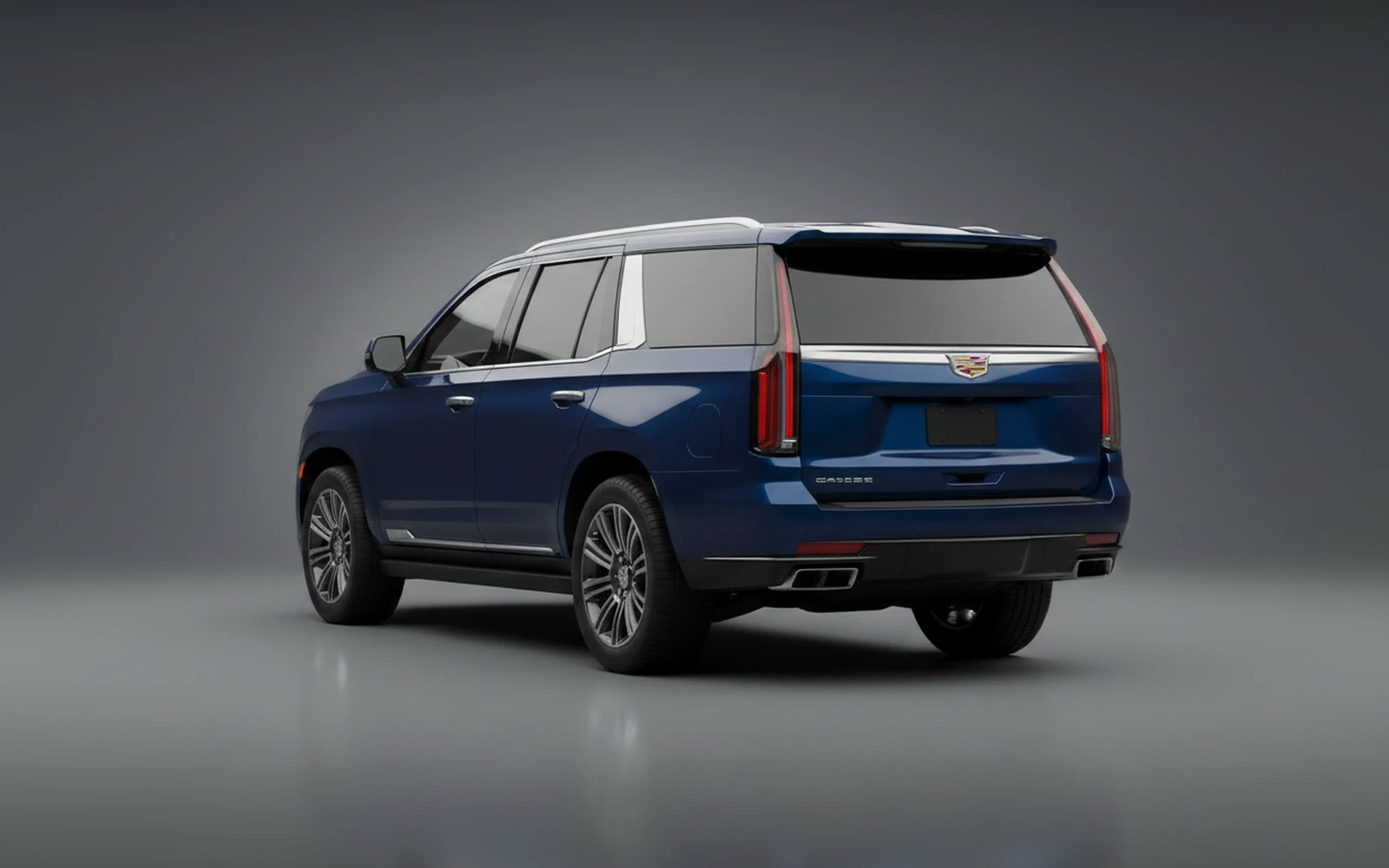 Cadillac Escalade Blue 2024 — interior dashboard