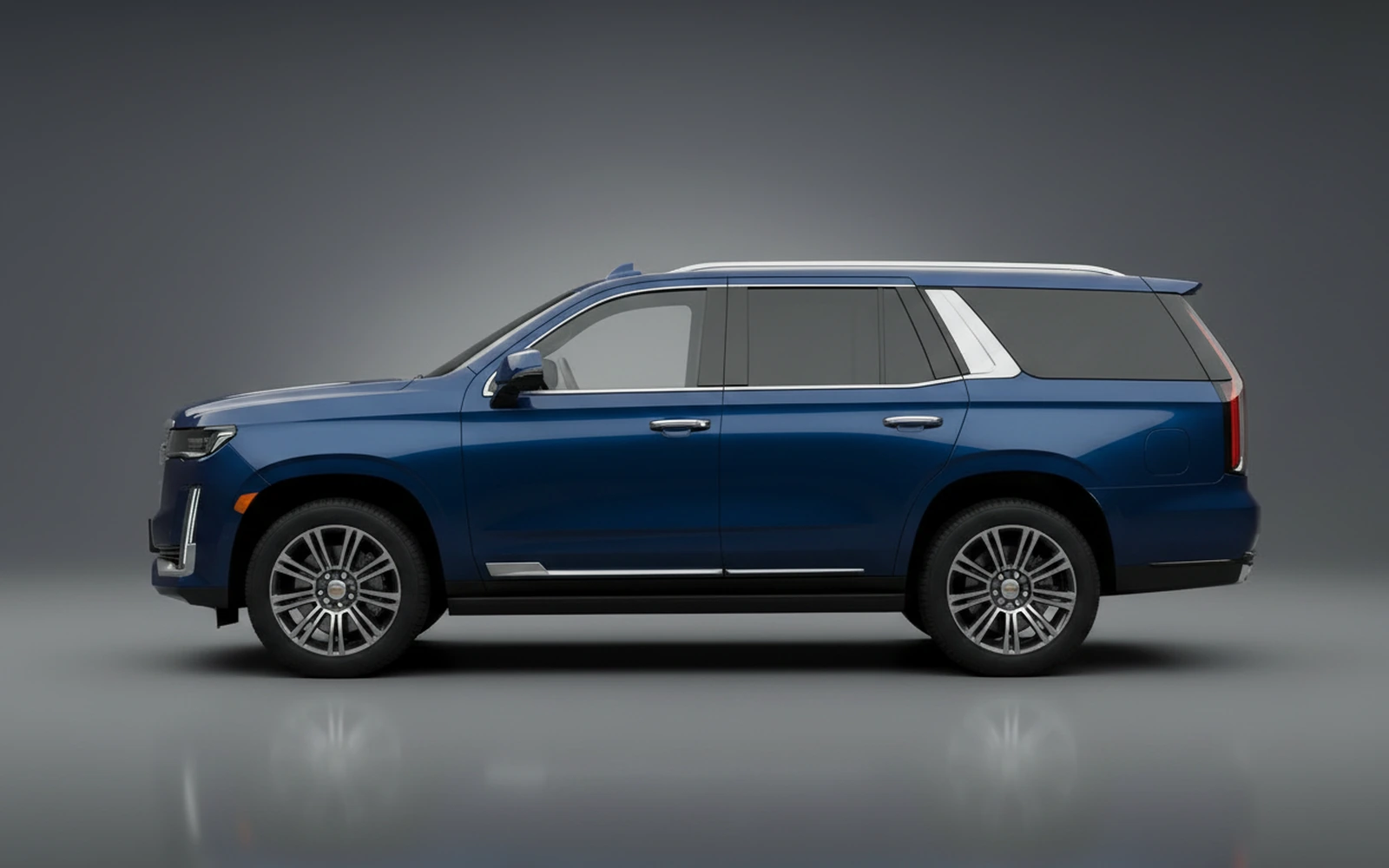 Cadillac Escalade Blue 2024 — exterior rear view