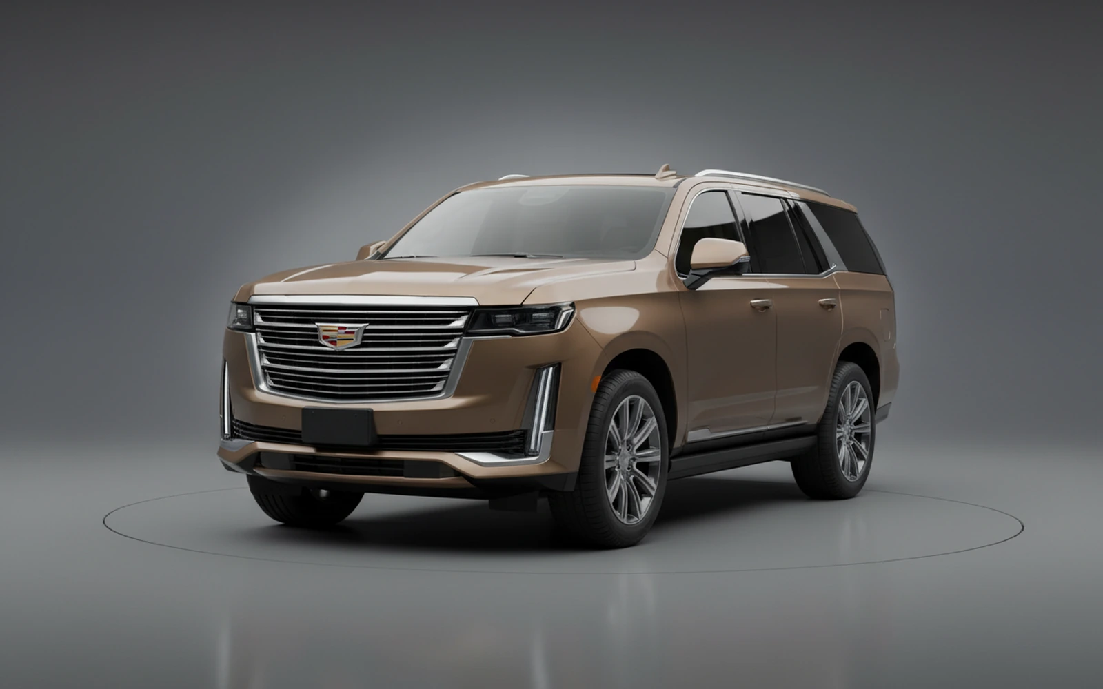 Cadillac Escalade Bronze 2025 for rent in Miami — exterior front view