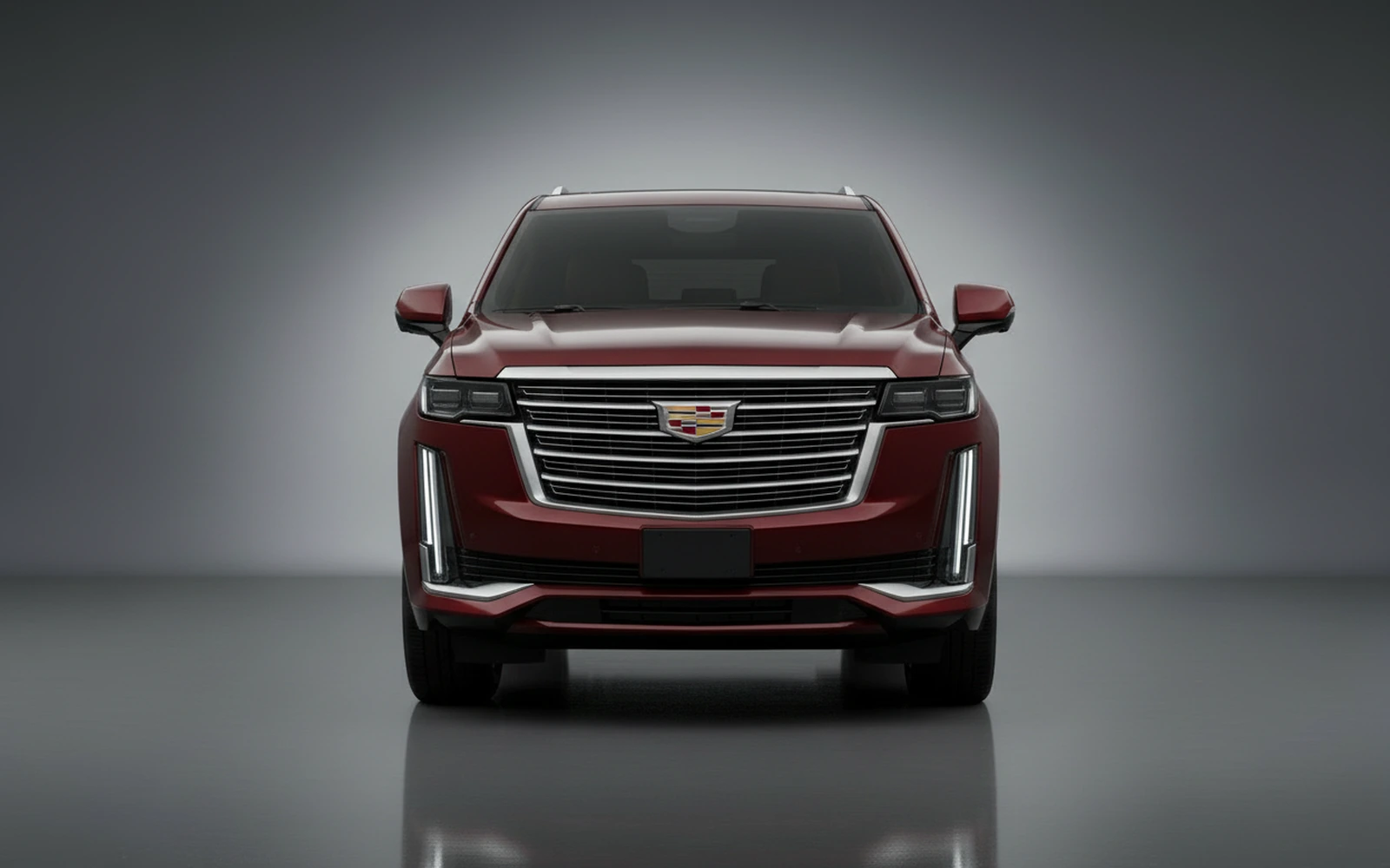 Cadillac Escalade Burgundy 2024 — exterior side view