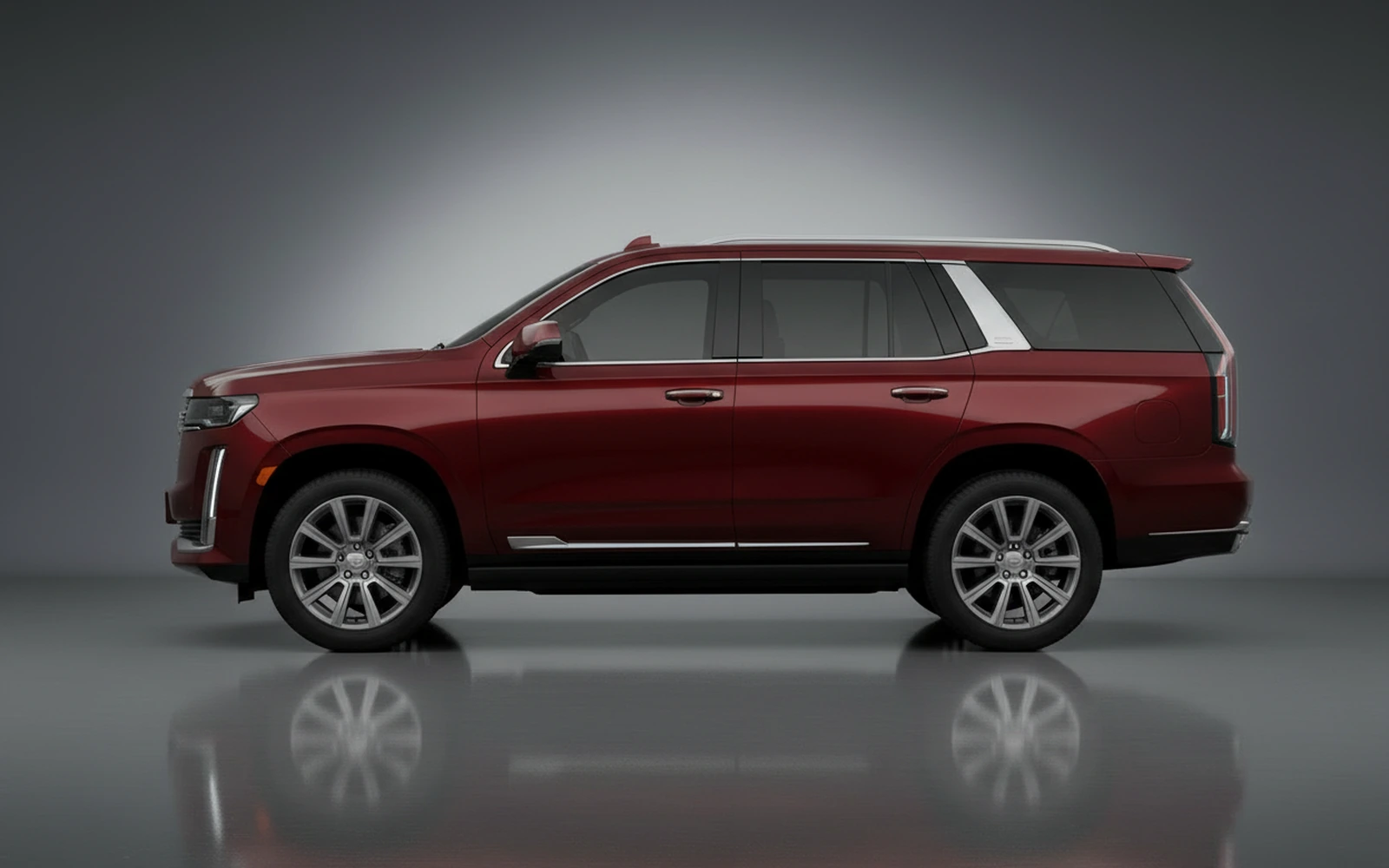 Cadillac Escalade Burgundy 2024 — exterior rear view