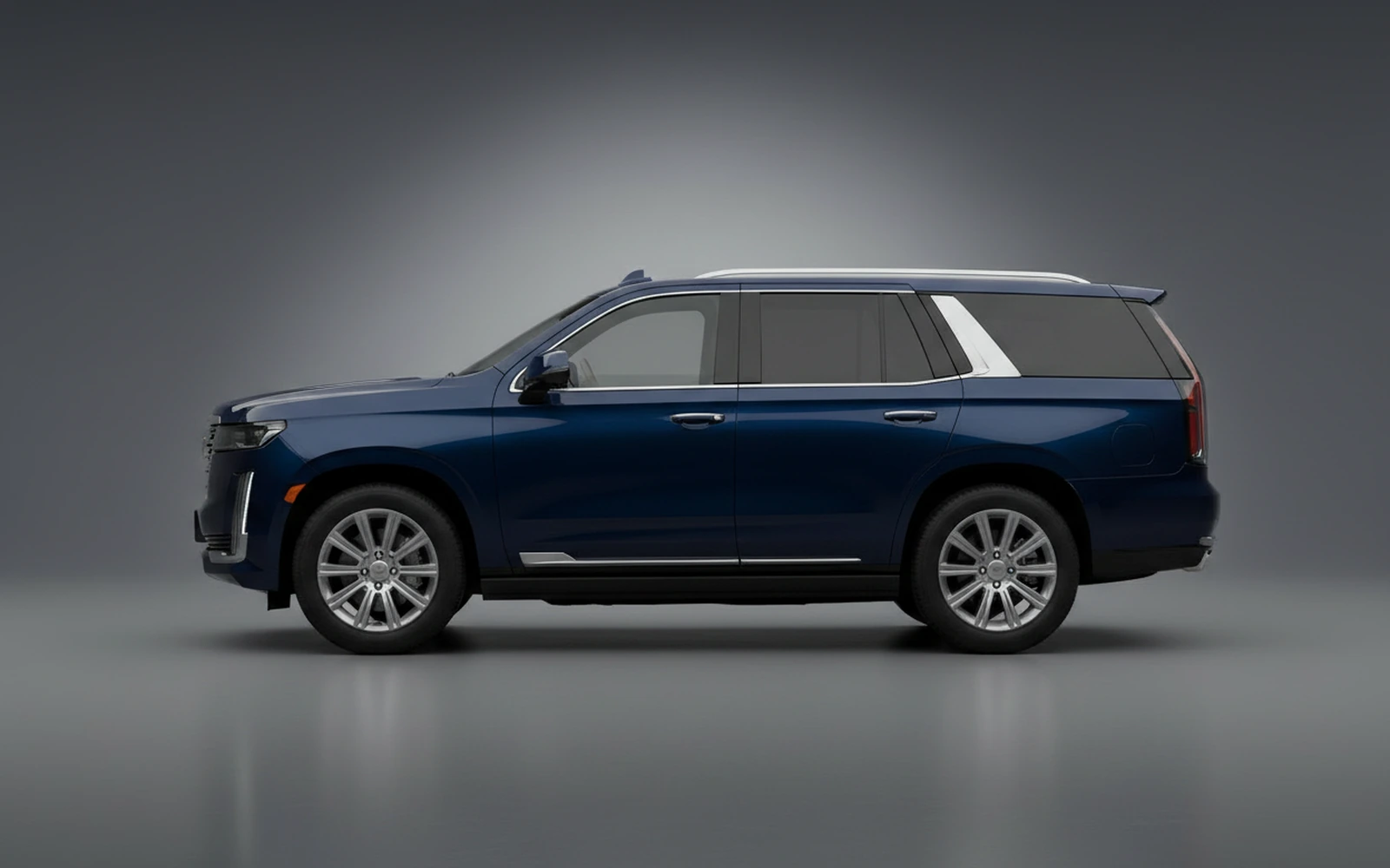 Cadillac Escalade Dark-blue 2024 — exterior rear view