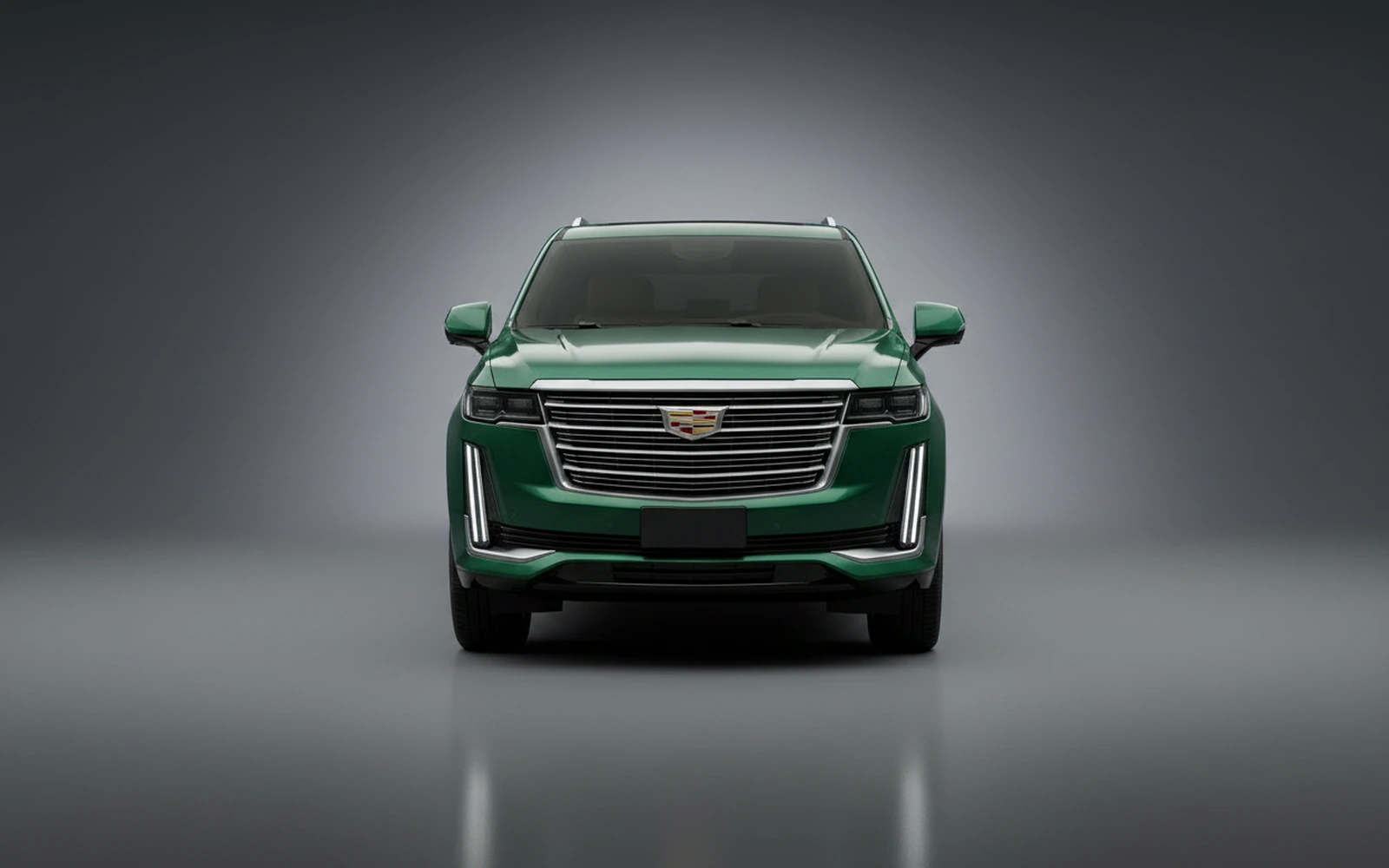 Cadillac Escalade Green 2024 — exterior side view