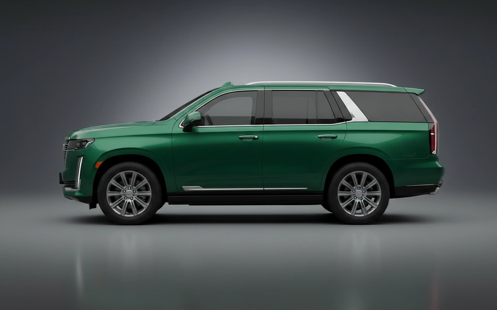 Cadillac Escalade Green 2024 — exterior rear view