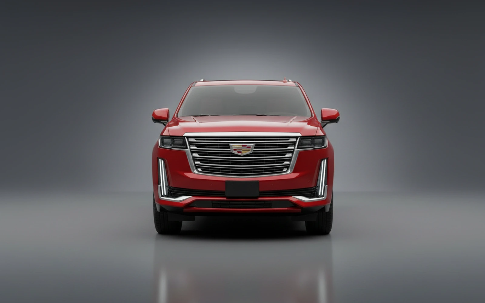 Cadillac Escalade Red 2025 — exterior side view