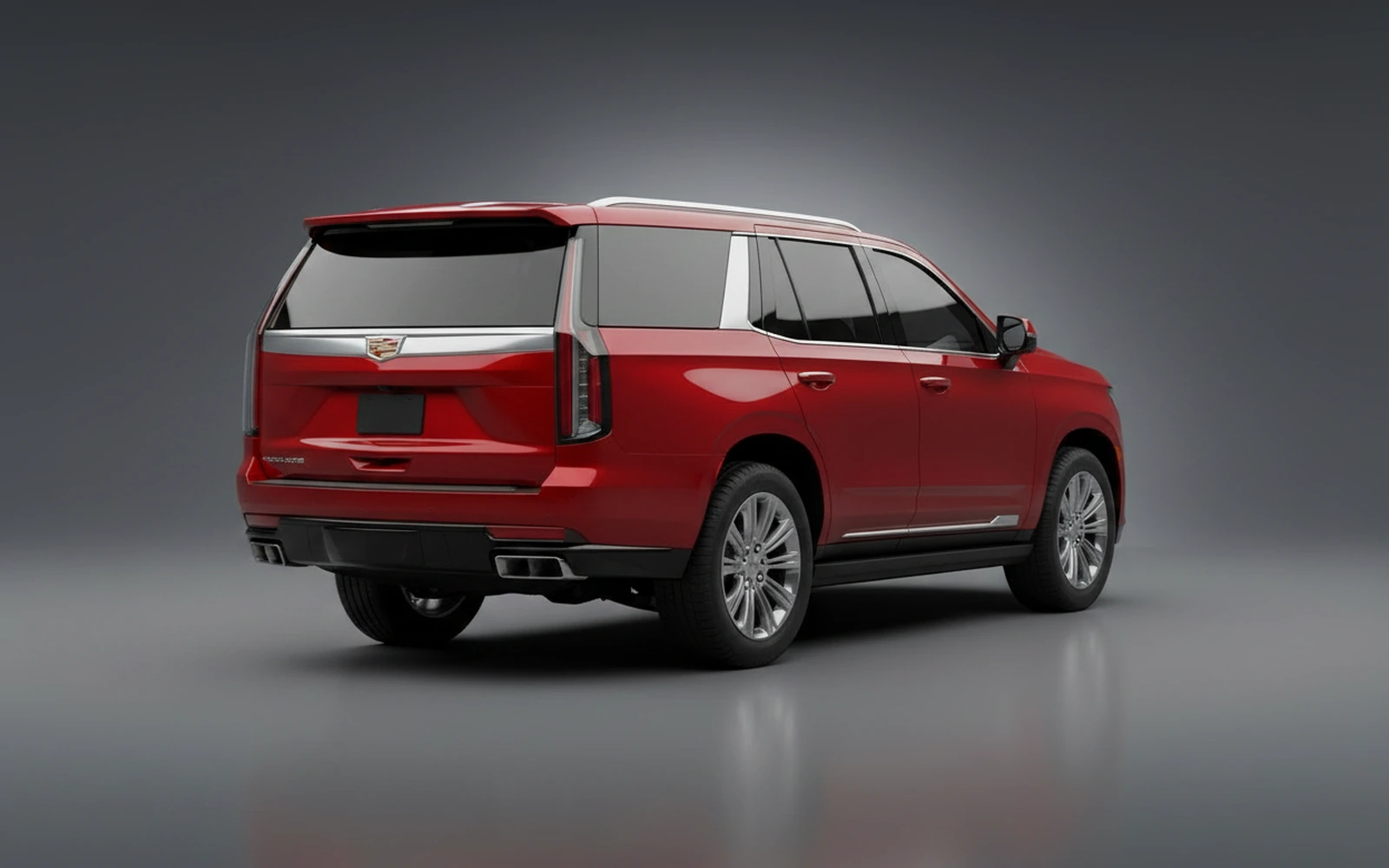 Cadillac Escalade Red 2025 — interior dashboard