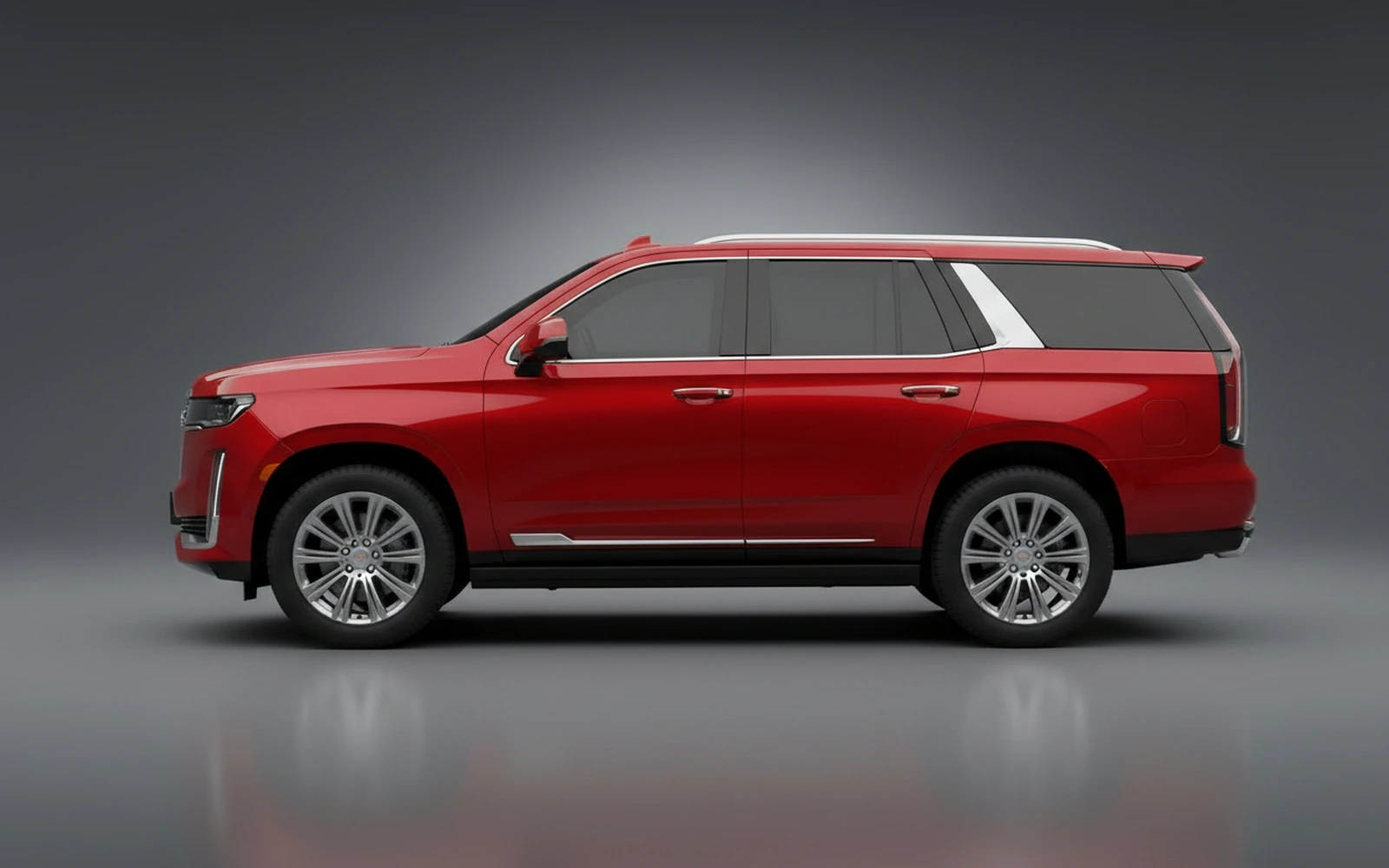 Cadillac Escalade Red 2025 — exterior rear view