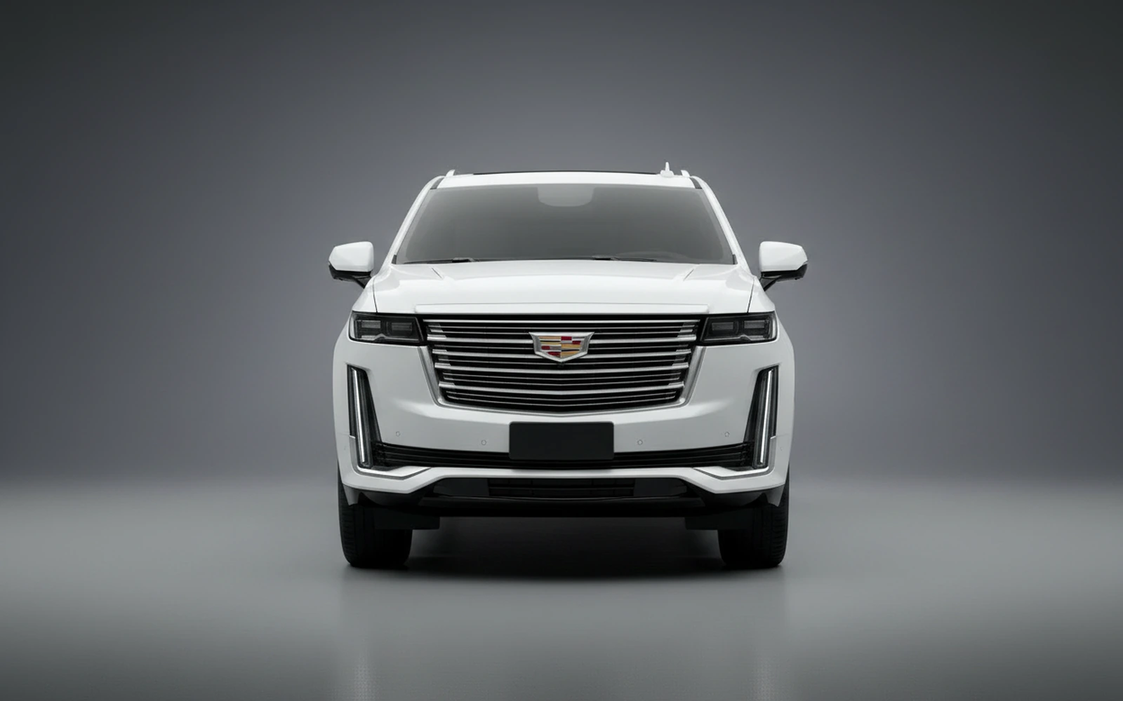 Cadillac Escalade White 2021 — exterior side view